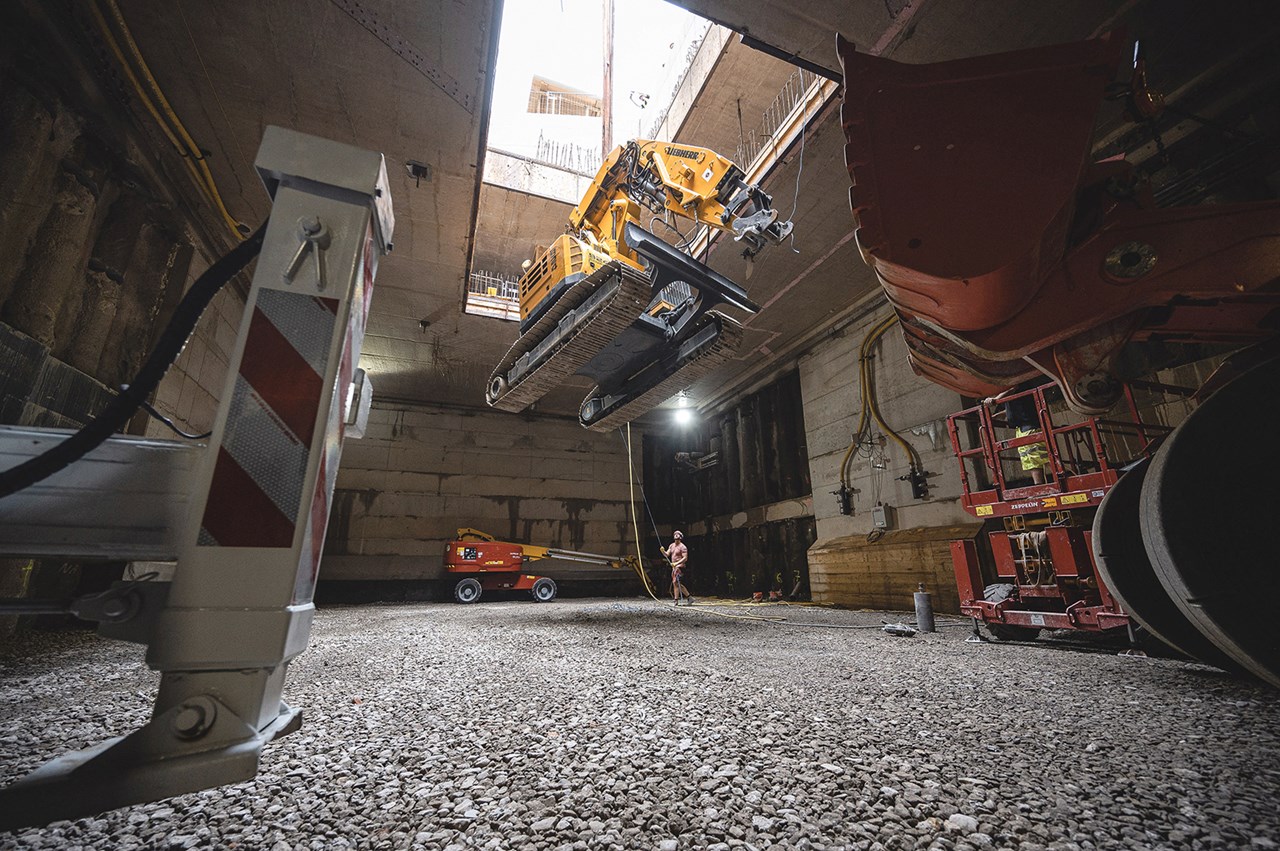 Linienkreuz U2xU5, Wien - Tunnelbau Linienkreuz U2xU5, Wien - Tunnelbau