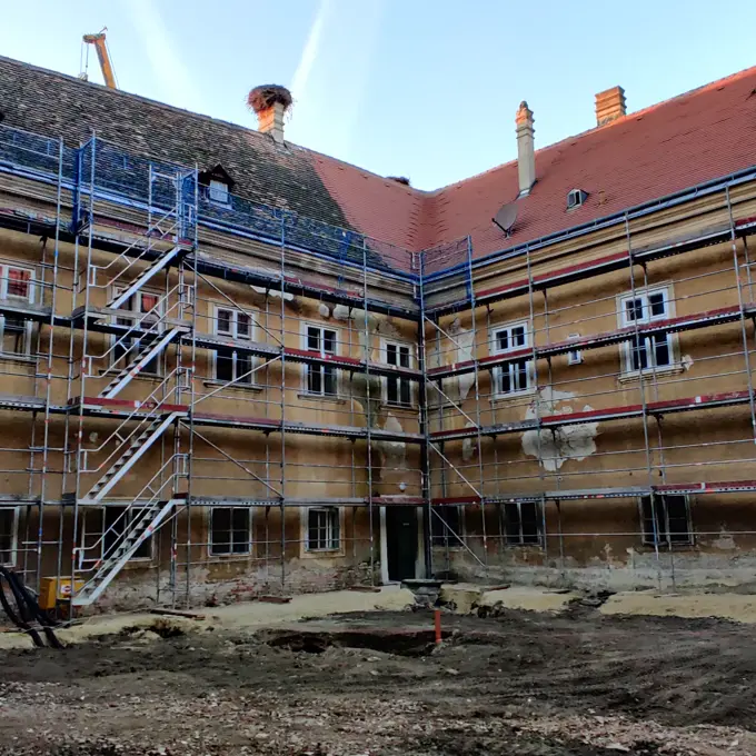 Arbeiten Innenhof