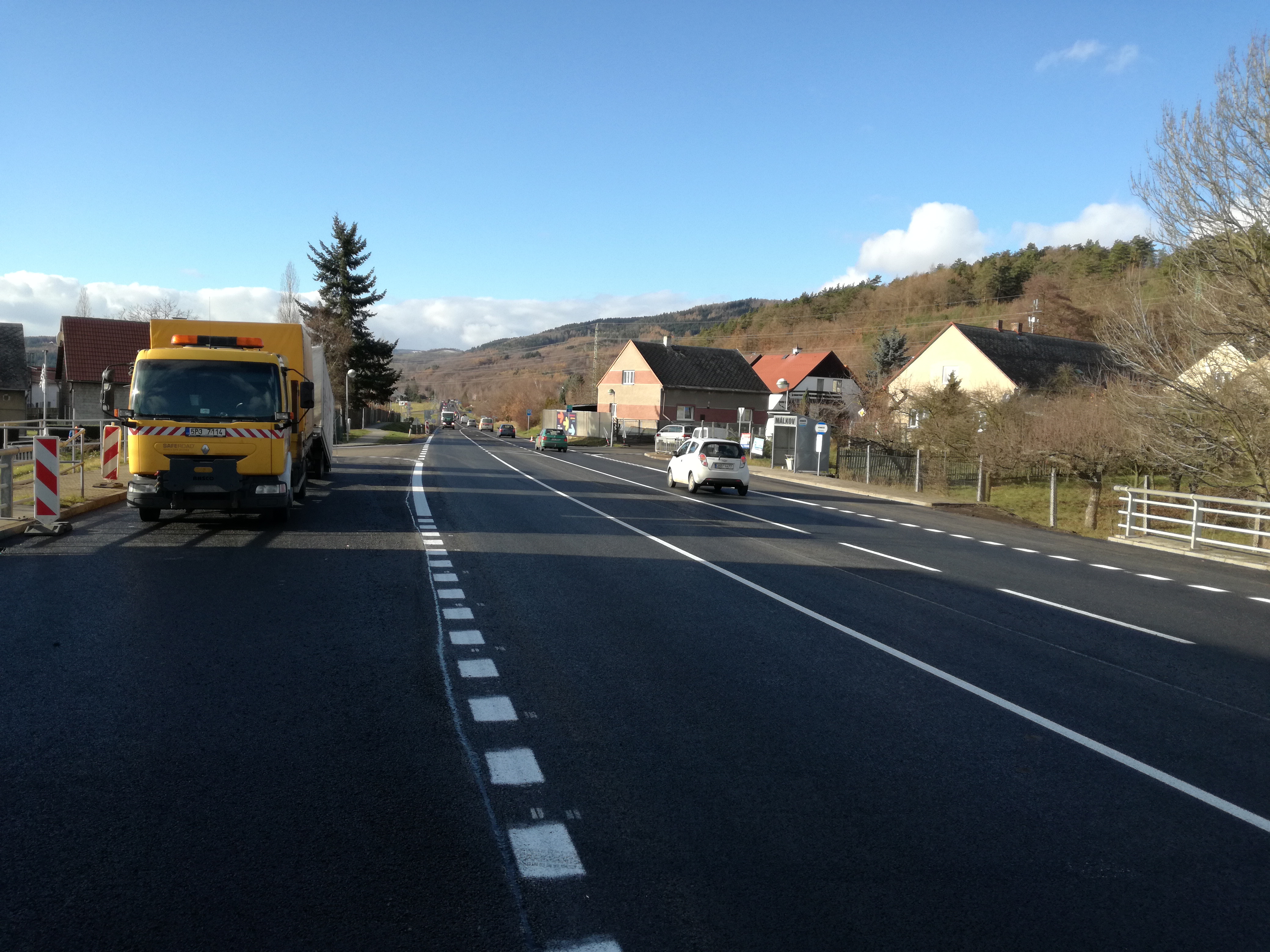 Silnice I/13, okres Chomutov – oprava komunikace  - Straßen- und Brückenbau