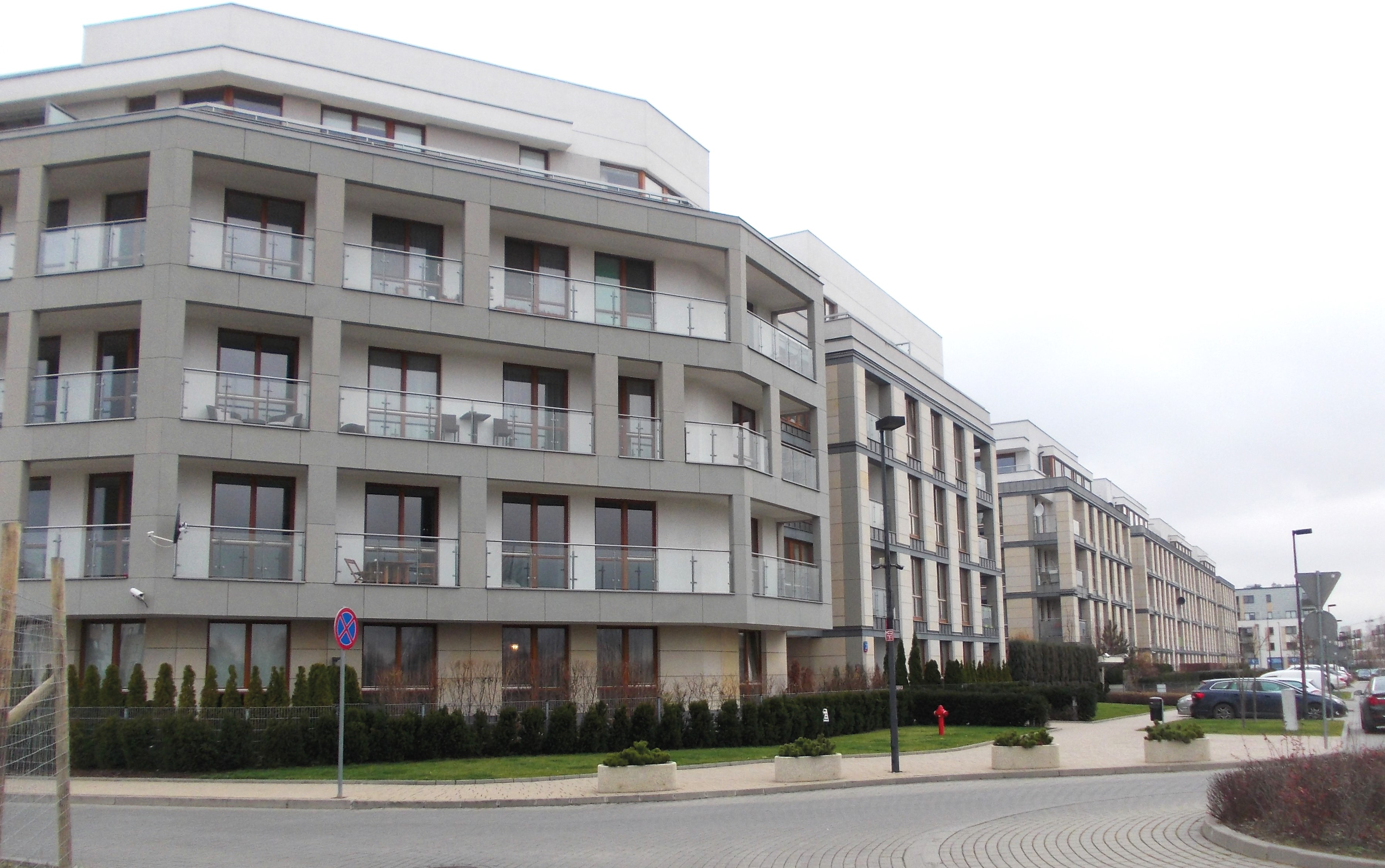 Zespół Mieszkaniowy Wilanów ONE w Warszawie - Hochbau