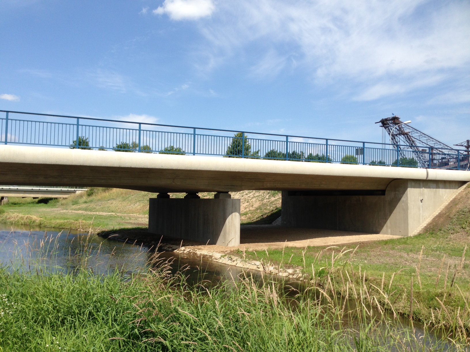 Hagenwerder - B 99, Brücke über die Pließnitz  - Straßen- und Brückenbau