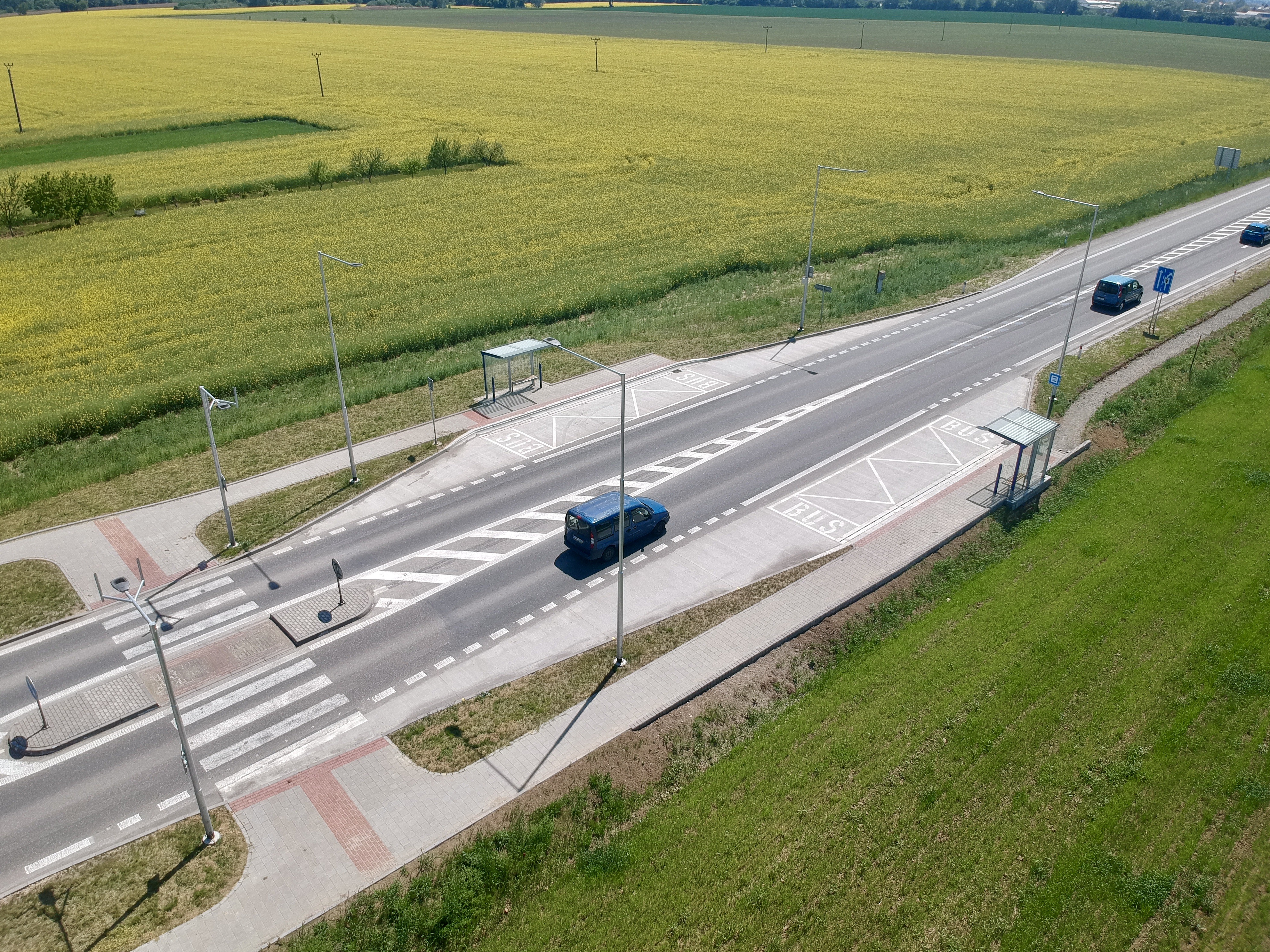 Spytihněv – autobusová zastávka - Straßen- und Brückenbau