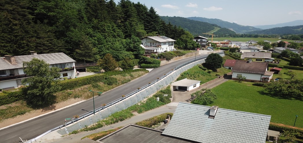 Netzankerwand, Proleb - Tiefbau