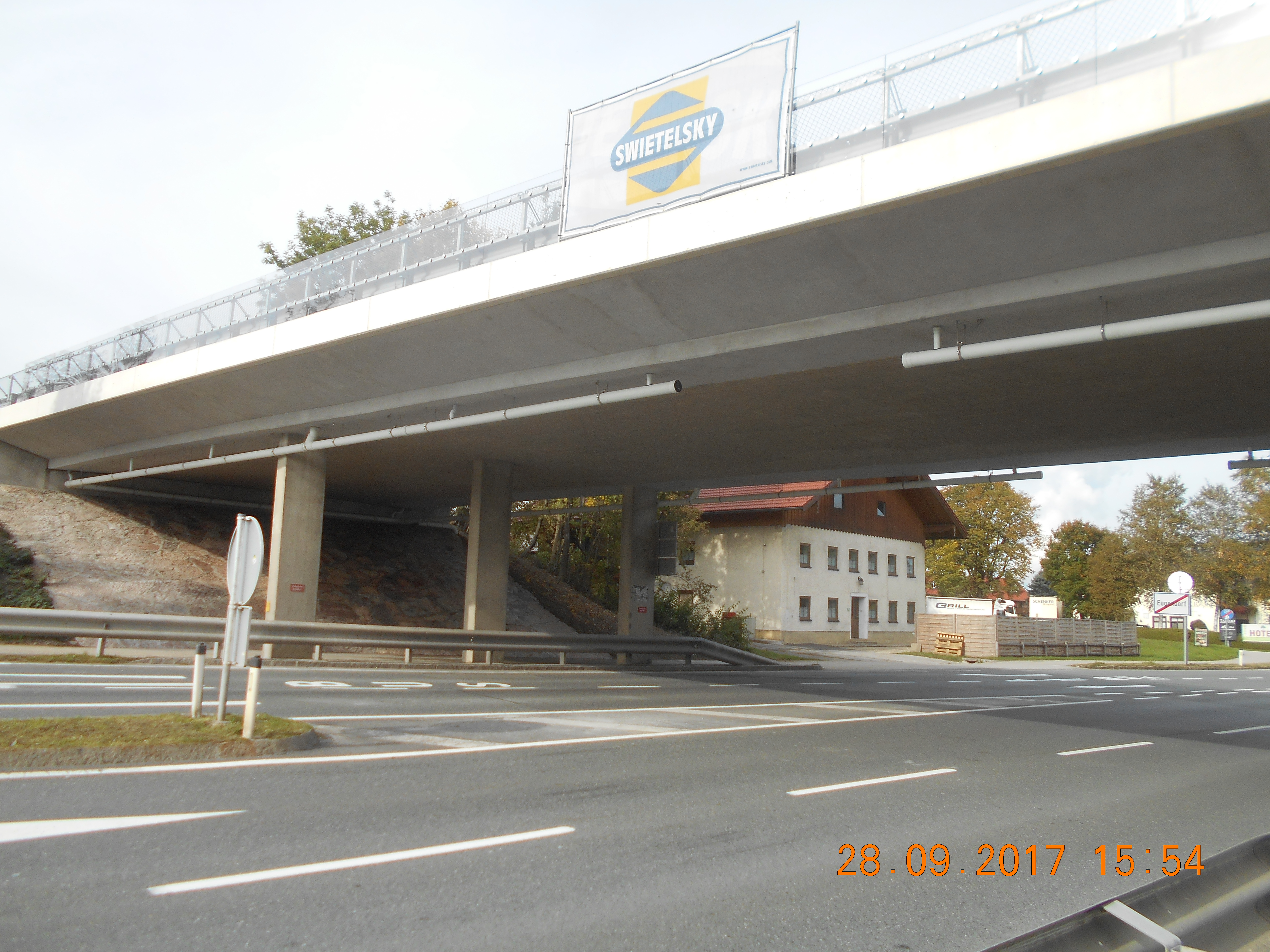 Unterführung B1 Eugendorf - Straßen- und Brückenbau