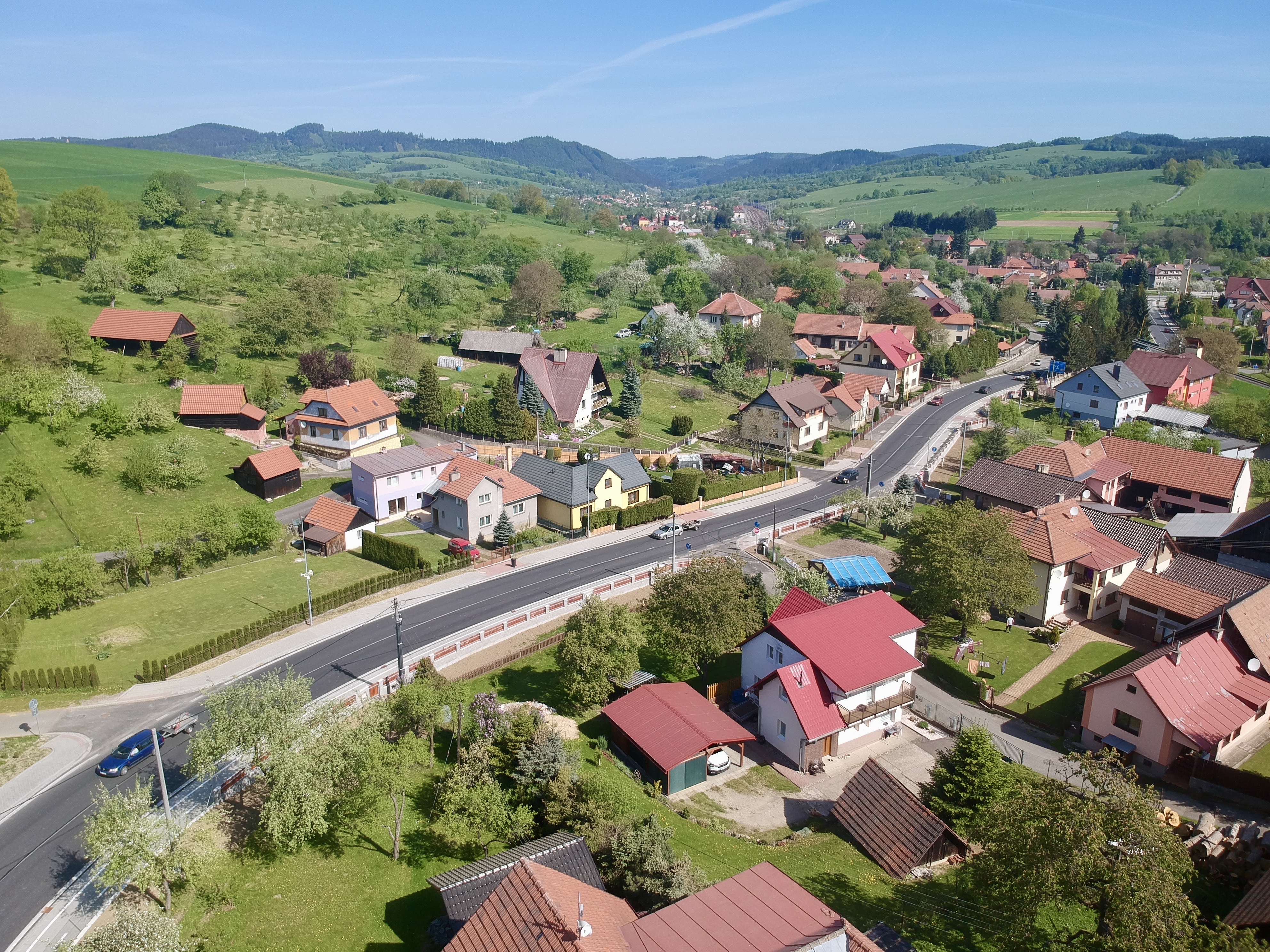 Horní Lideč – revitalizace dopravního prostoru - Straßen- und Brückenbau