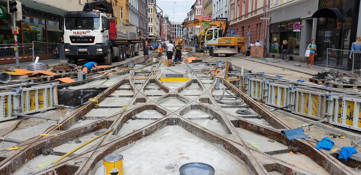 Sanierung Anichstraße/ Bürgerstraße  - Tiefbau