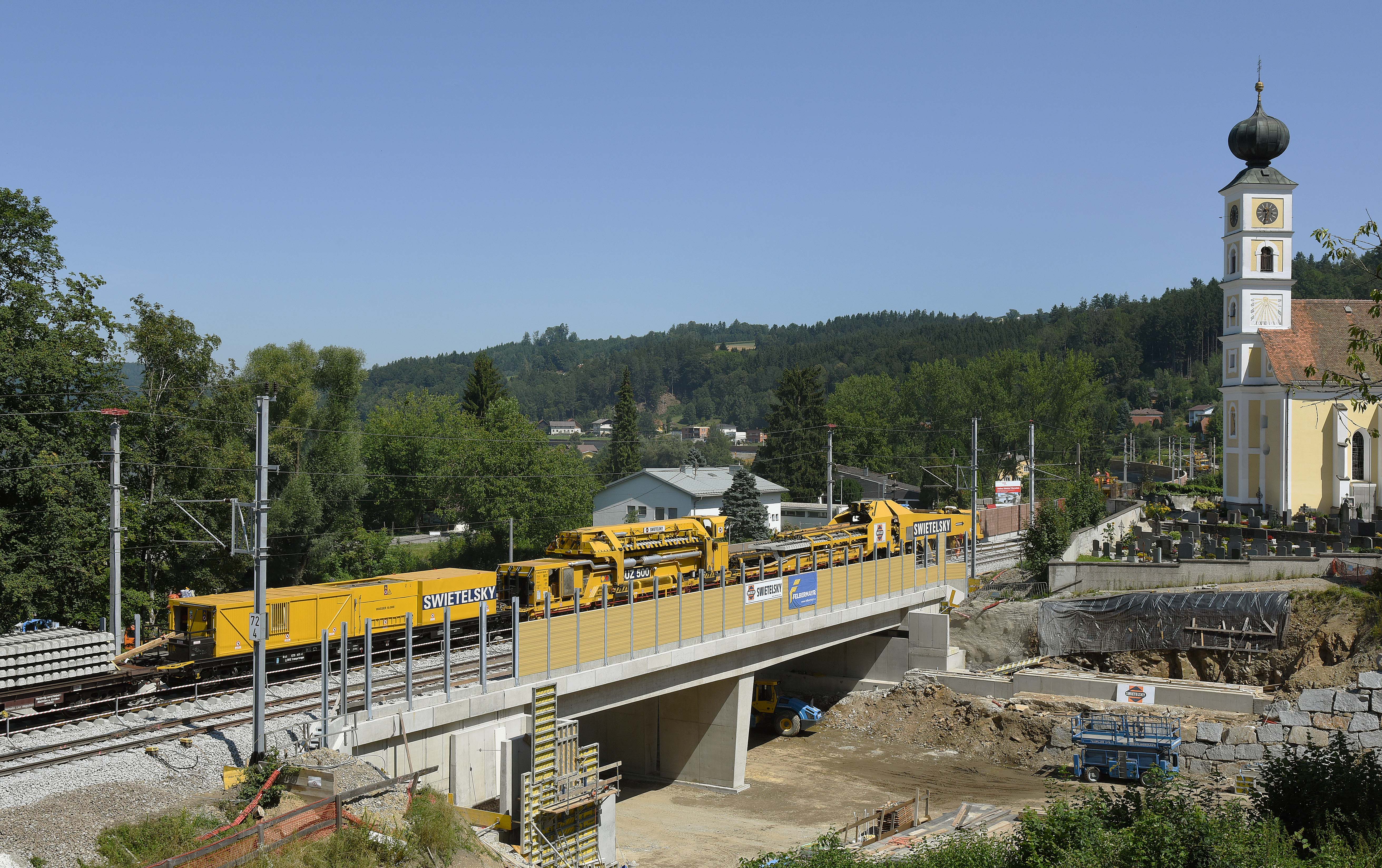 Brückenbau, Wernstein - Straßen- und Brückenbau