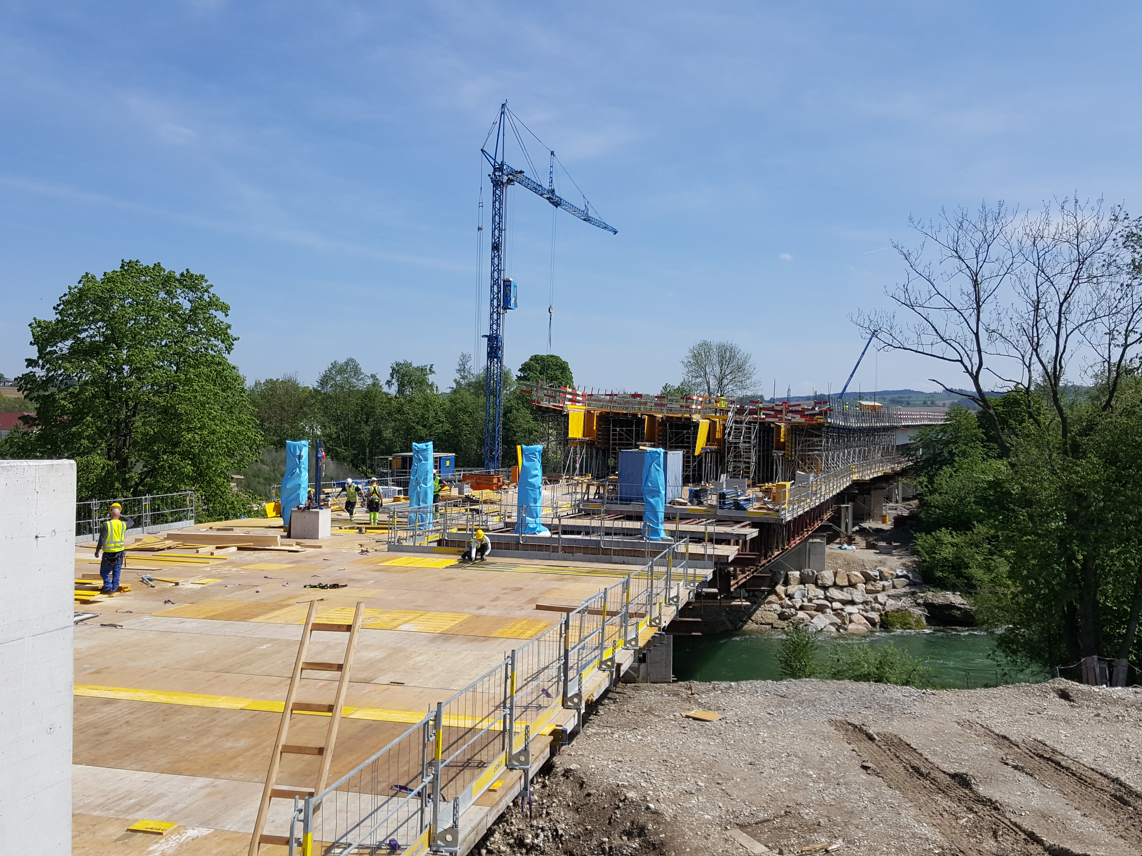 Brückenbau, Wieselburg - Straßen- und Brückenbau