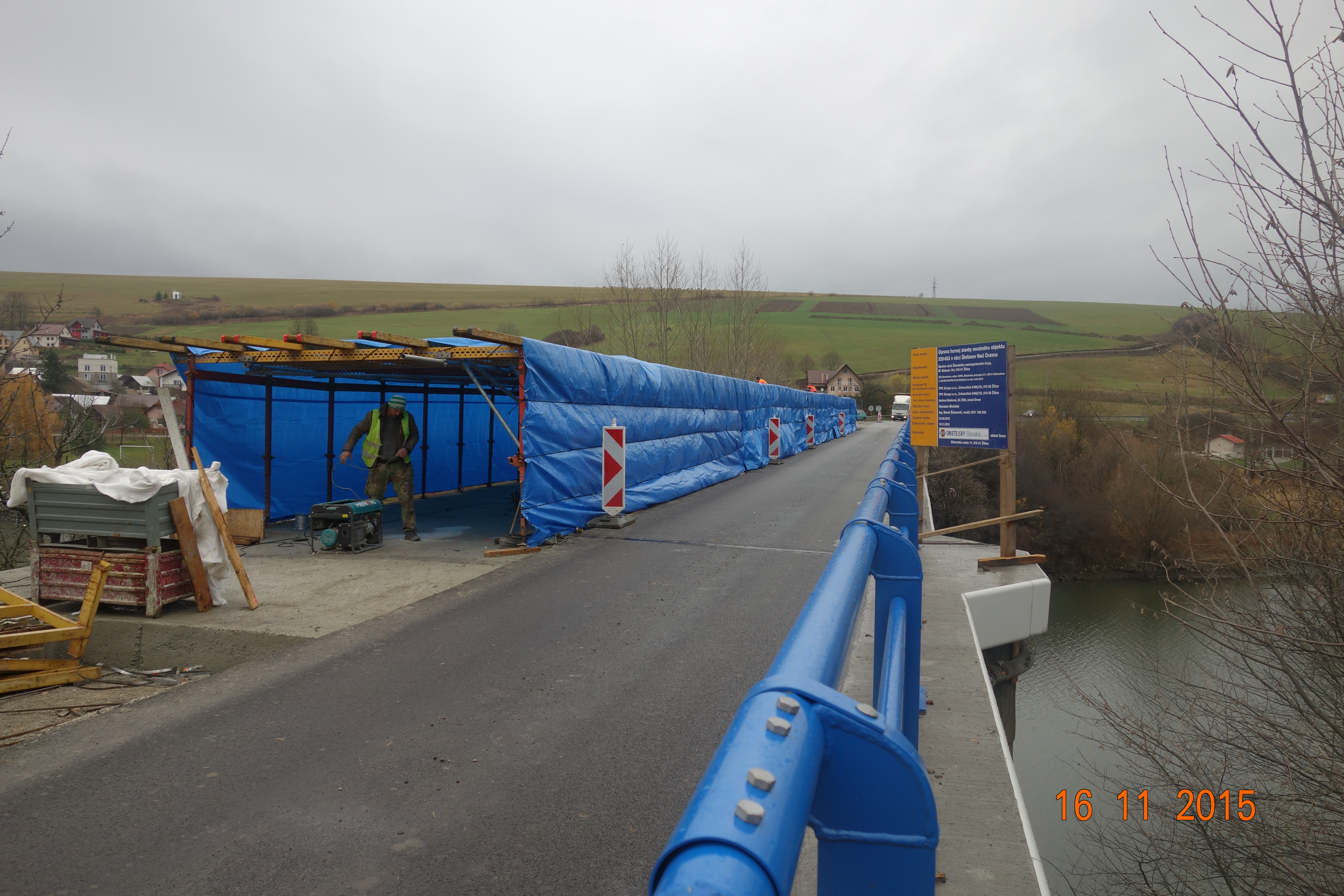 Modernizácia hornej stavby mostného objektu 520-053  podľa projektovej dokumentácie (84,50 m) - Straßen- und Brückenbau