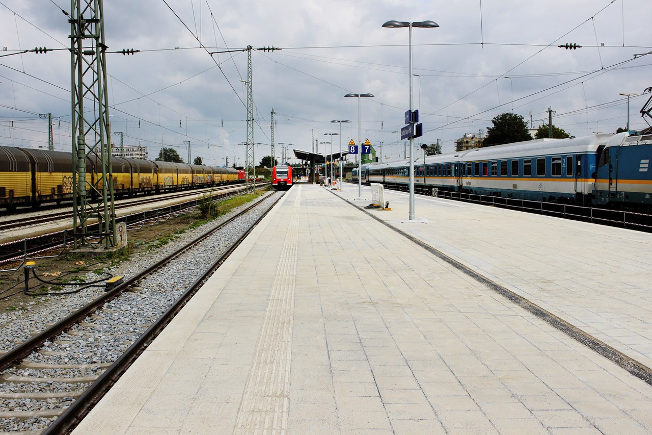Bahnsteig, Landshut - Tiefbau Bahnsteig, Landshut - Tiefbau