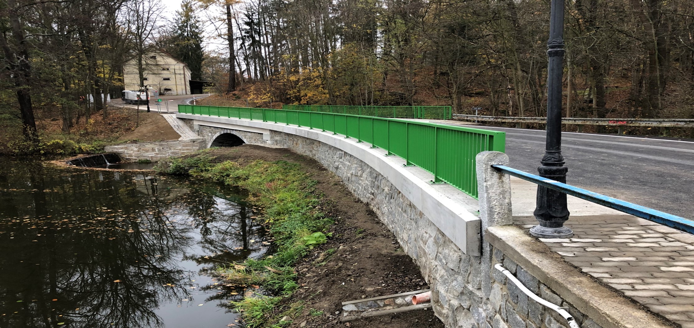 Most, Kamenice nad Lipou - Straßen- und Brückenbau