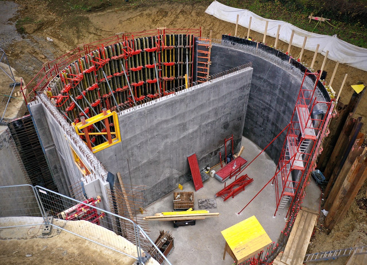 Hochbehälter, Ochsenburg - Tiefbau Hochbehälter, Ochsenburg - Tiefbau
