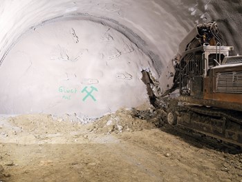 Zweiter Tunneldurchschlag in Rudersdorf - AT