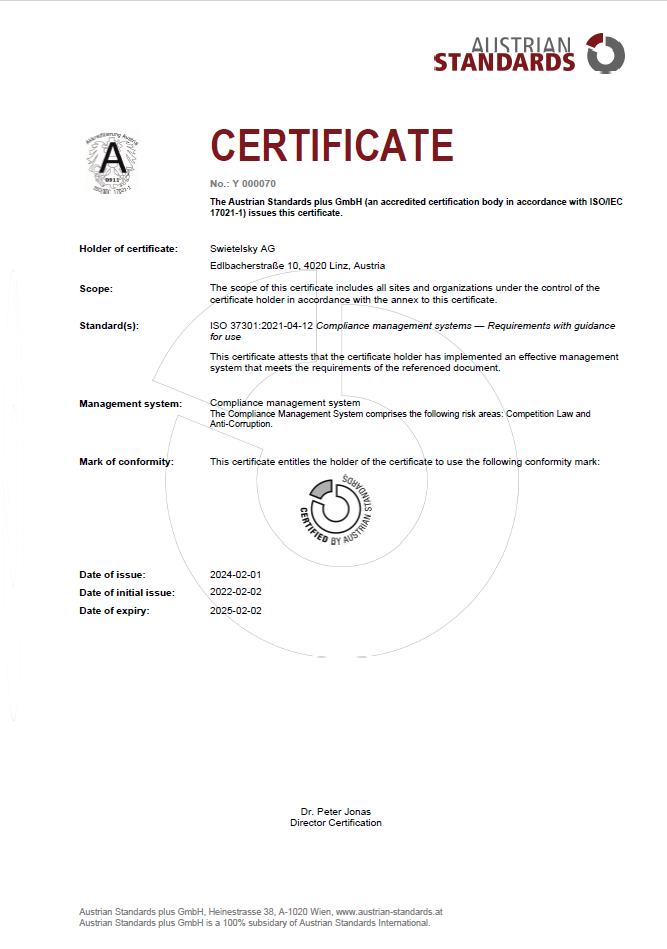 SWIETELSKY ISO 37301 EN 01