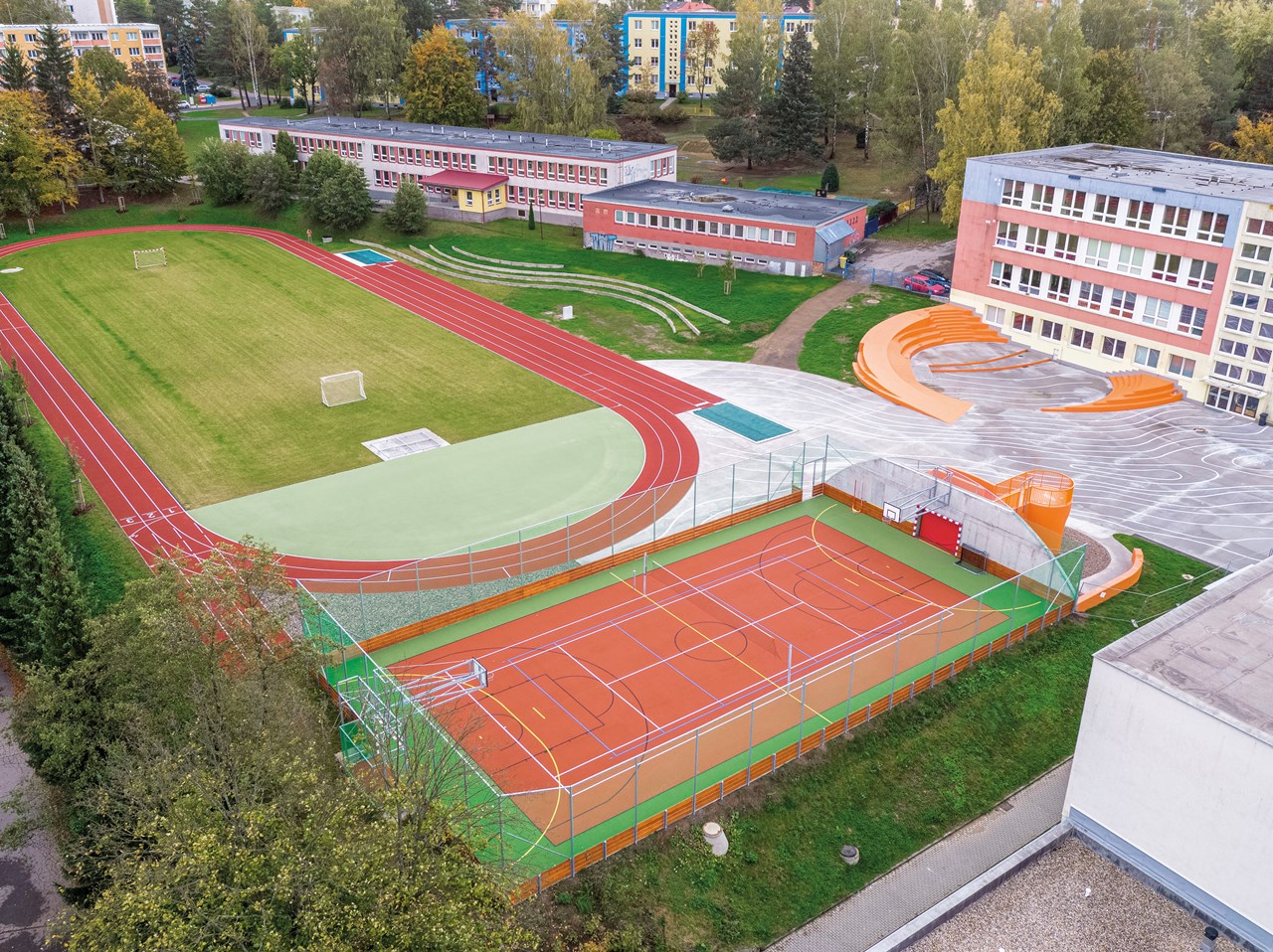 Sportoviště základní školy, Švermova - Tiefbau Sportoviště základní školy, Švermova - Tiefbau