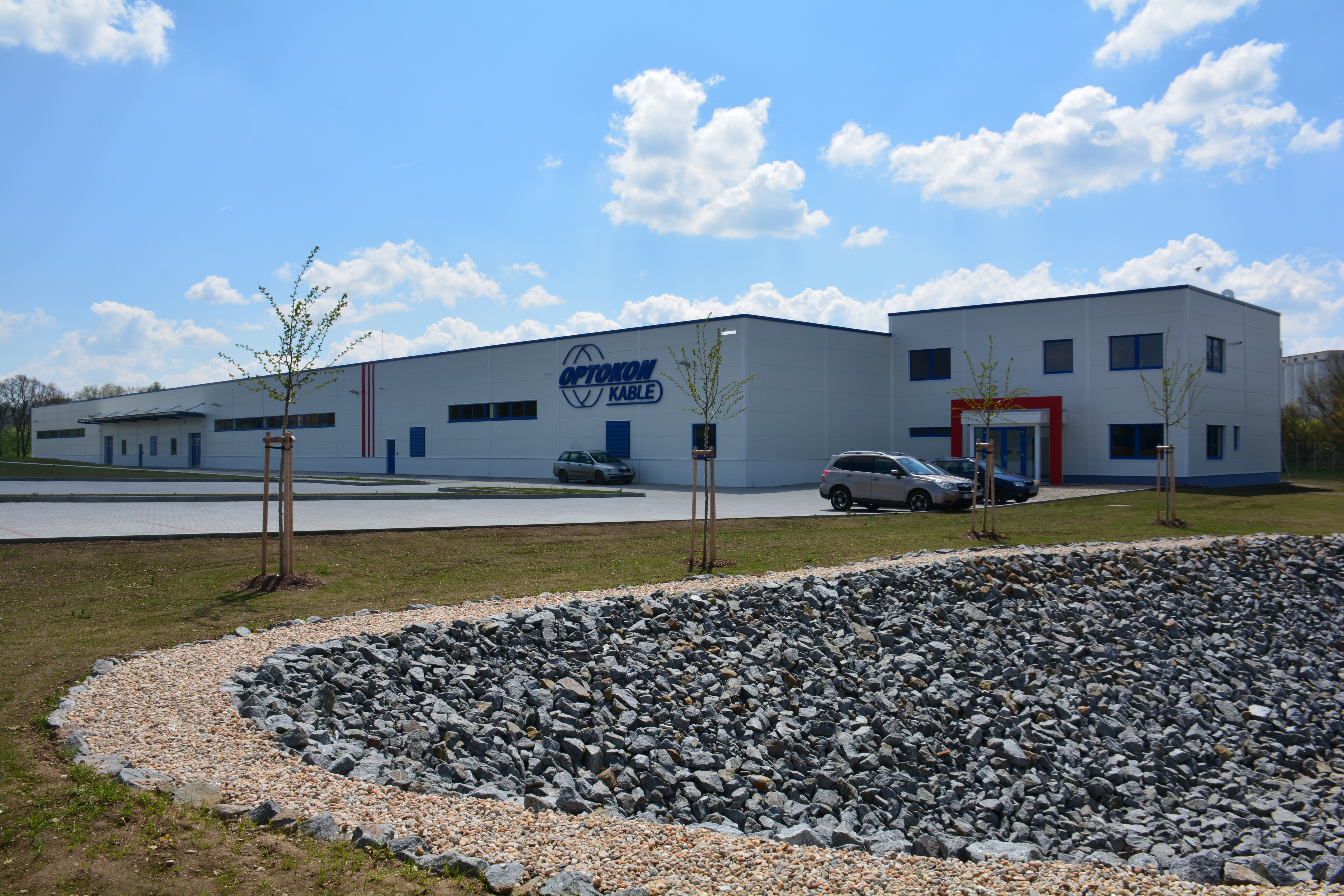 Pelhřimov – výrobní hala Optokon Kable - Hochbau