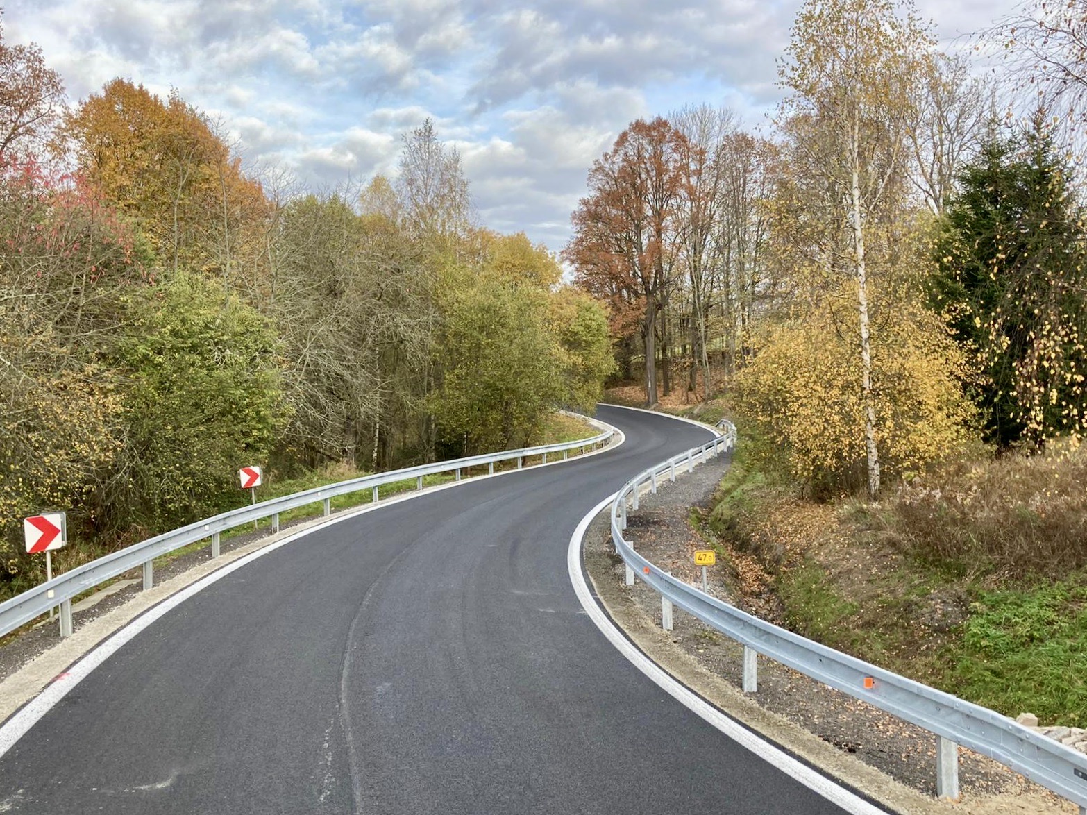 Silnice I/39 – rekonstrukce úseku Želnava–Záhvozdí - Straßen- und Brückenbau