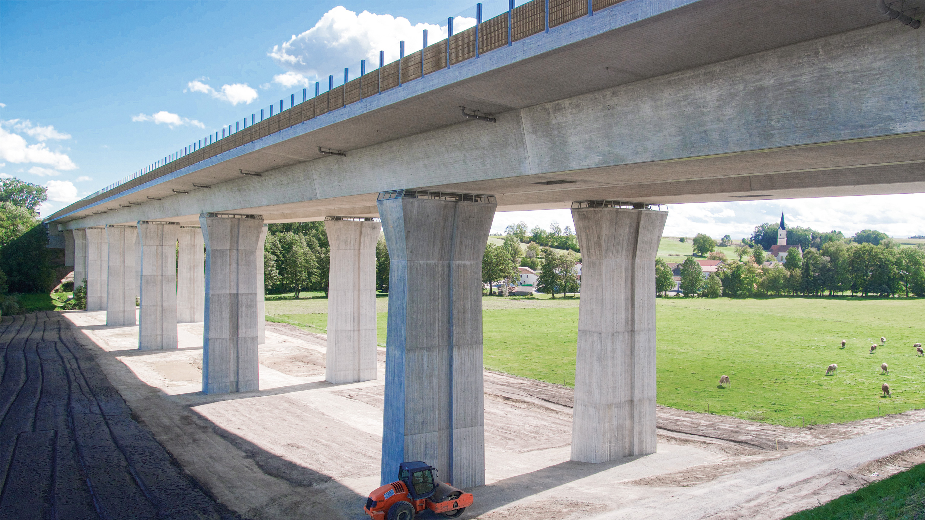 Brückenbau, A94 - Straßen- und Brückenbau