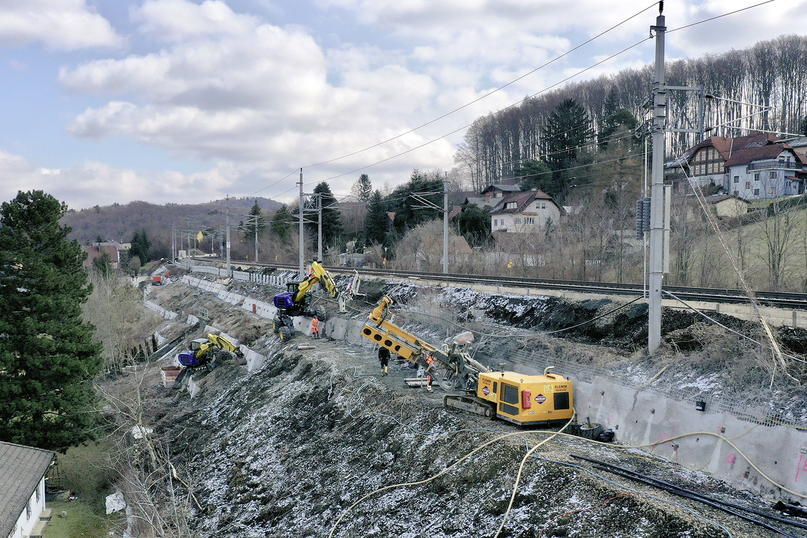 Dammsanierung, Eichgraben-Hutten - Tiefbau