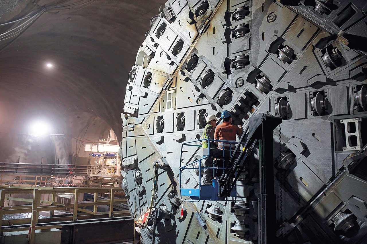 Semmeringtunnel SBT 2.1, Steinhaus am Semmering - Tunnelbau Semmeringtunnel SBT 2.1, Steinhaus am Semmering - Tunnelbau