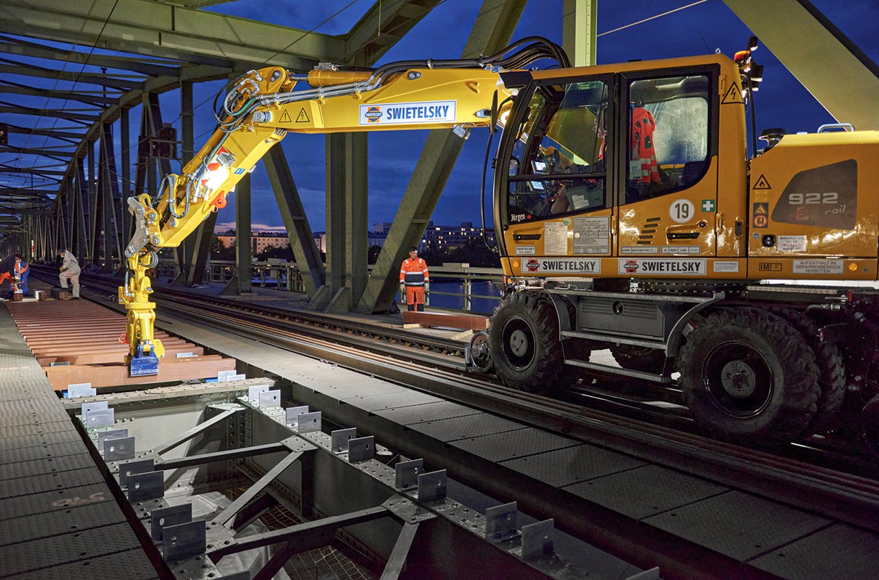 Nordbahnbrücke, Wien - Bahnbau Nordbahnbrücke, Wien - Bahnbau