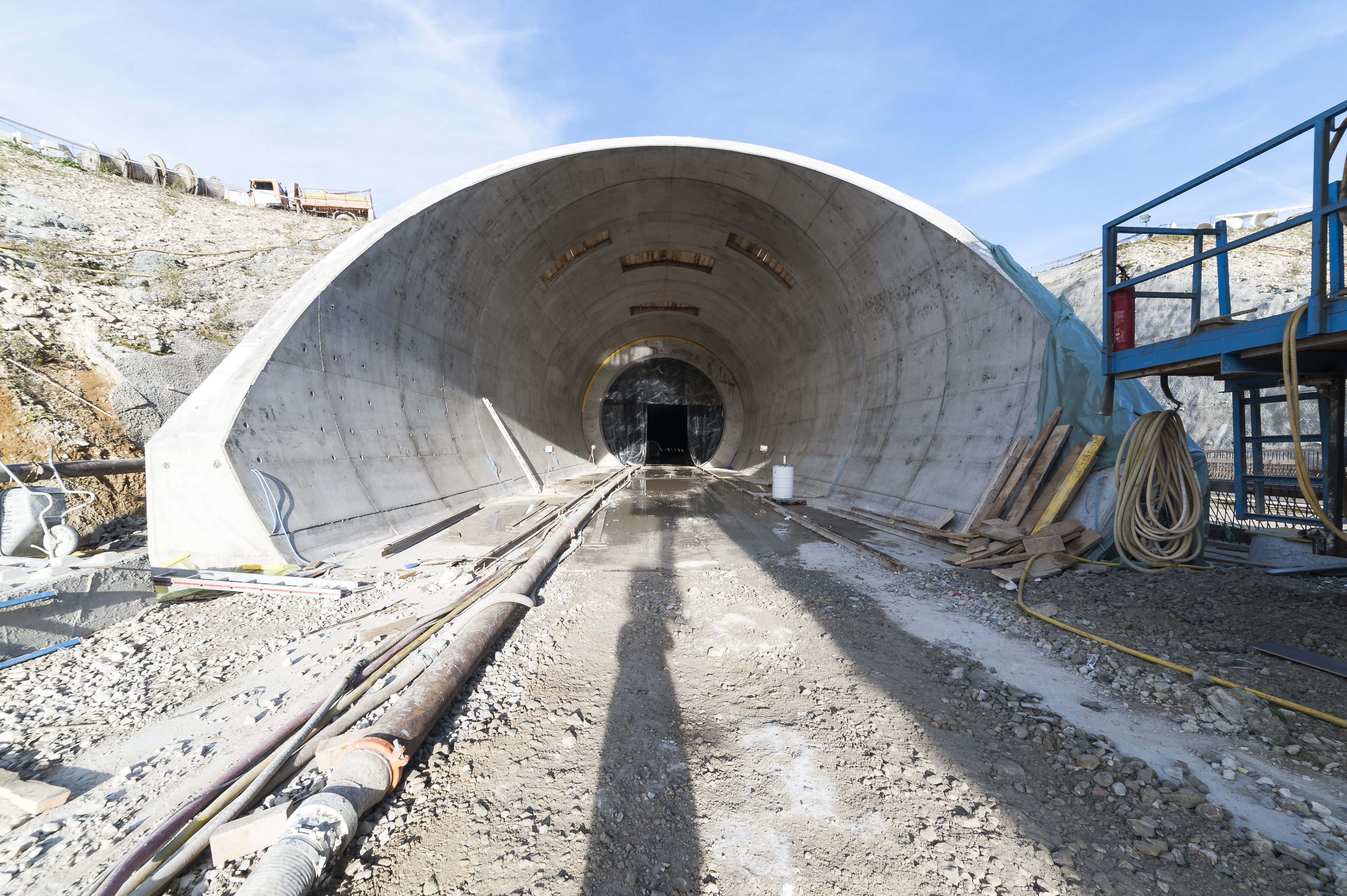 Tunnel Albaufstieg - Tunnelbau