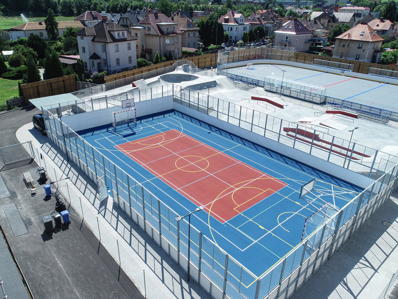 Sportovní hřiště, Děčín - Tiefbau Sportovní hřiště, Děčín - Tiefbau