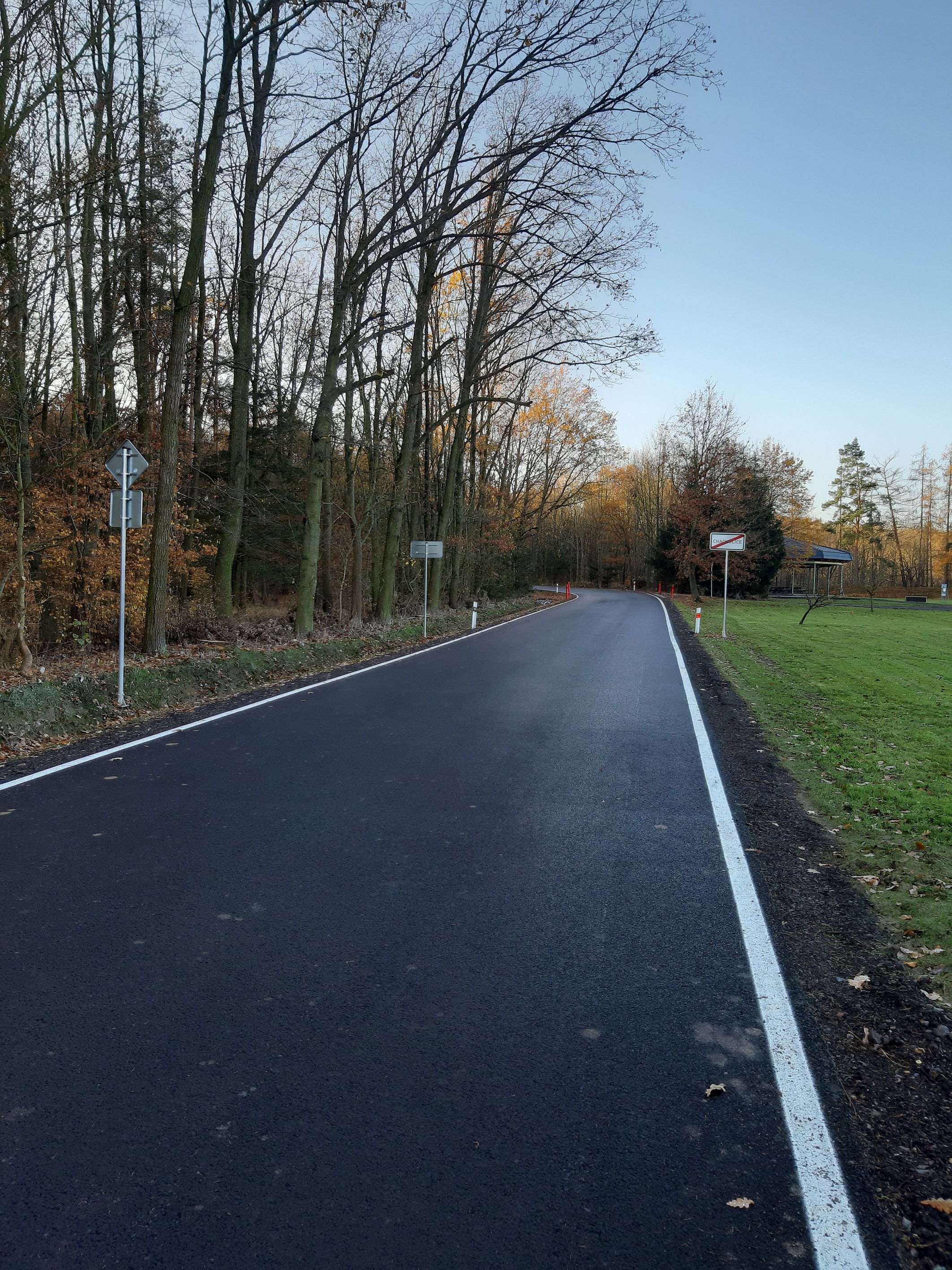 Rekonstrukce silnice u Chacholic  - Straßen- und Brückenbau