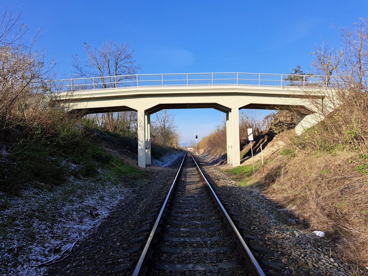 Trať Veselí n. Moravou – Vrbice – rekonstrukce mostů - Straßen- und Brückenbau