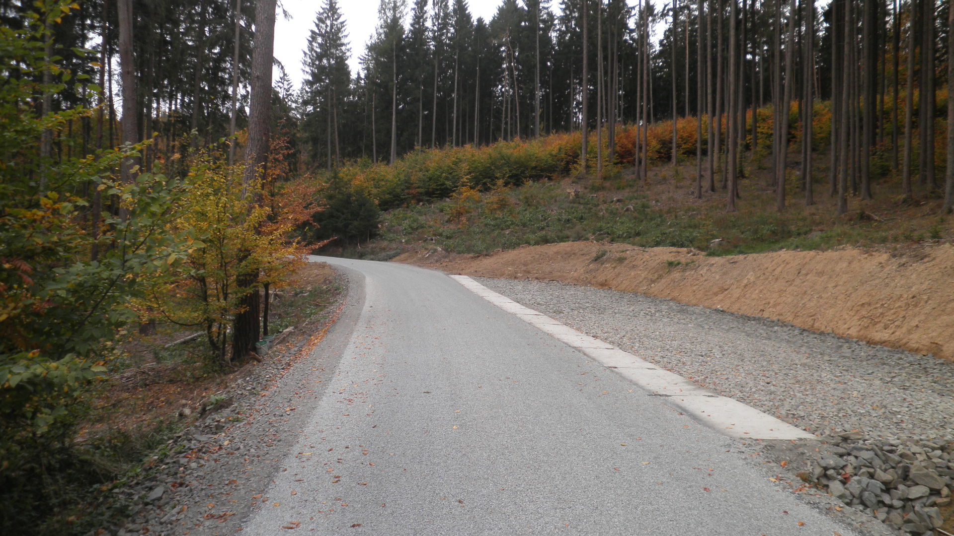 Jedovnice – oprava části cyklostezky č. 507 – Šibrnka - Straßen- und Brückenbau