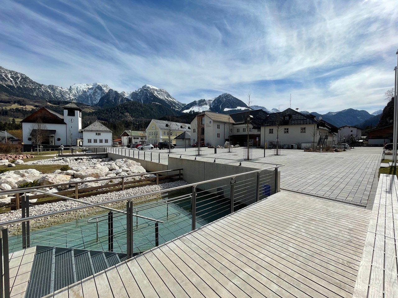 Außenanlagen Rathaus, Schönau am Königsee - Tiefbau Außenanlagen Rathaus, Schönau am Königsee - Tiefbau