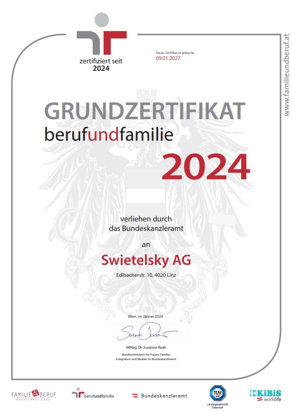 Zertifikat Familie Und Beruf 2024