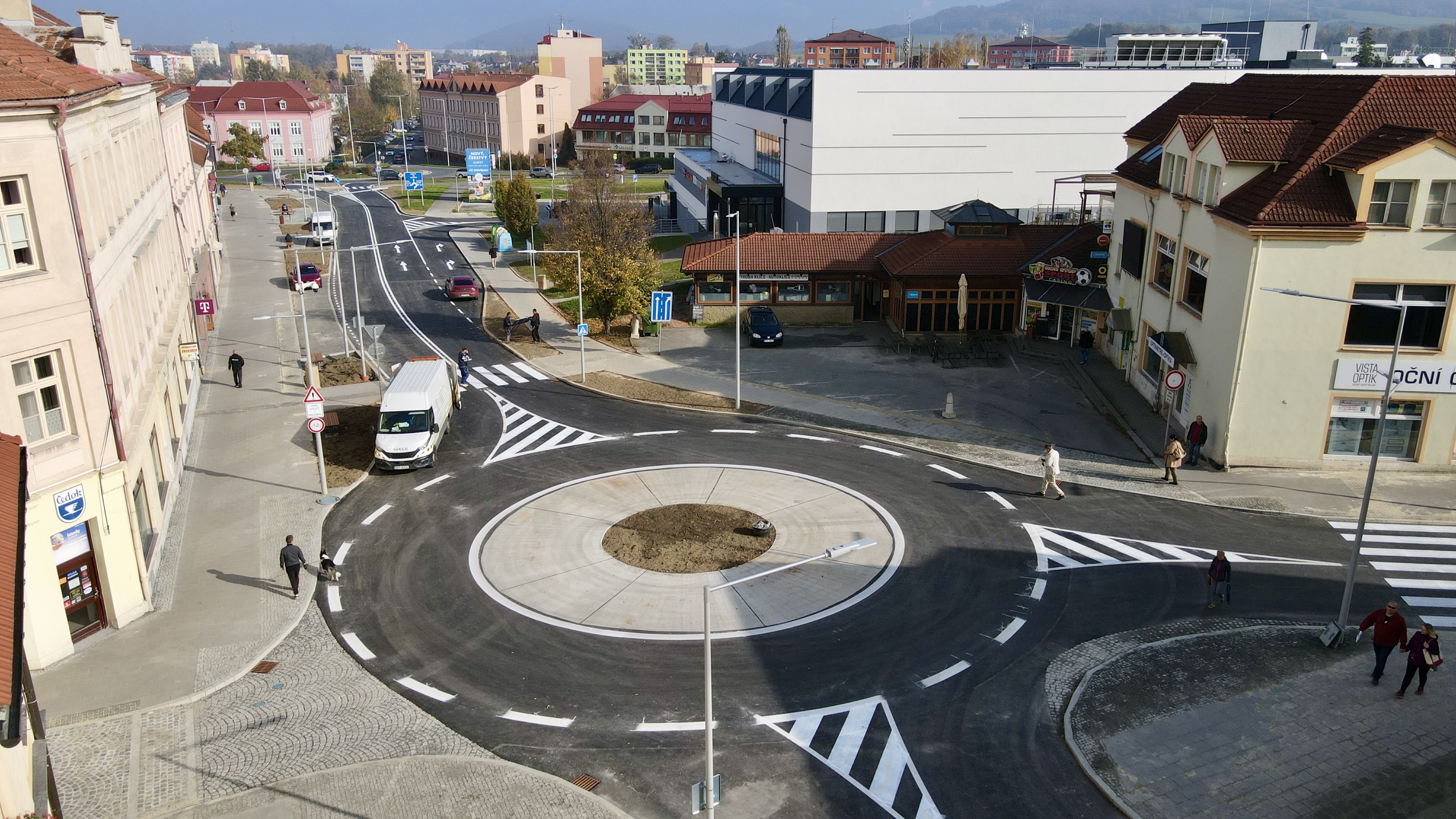 Nový Jičín – vybudování okružní křižovatky - Straßen- und Brückenbau