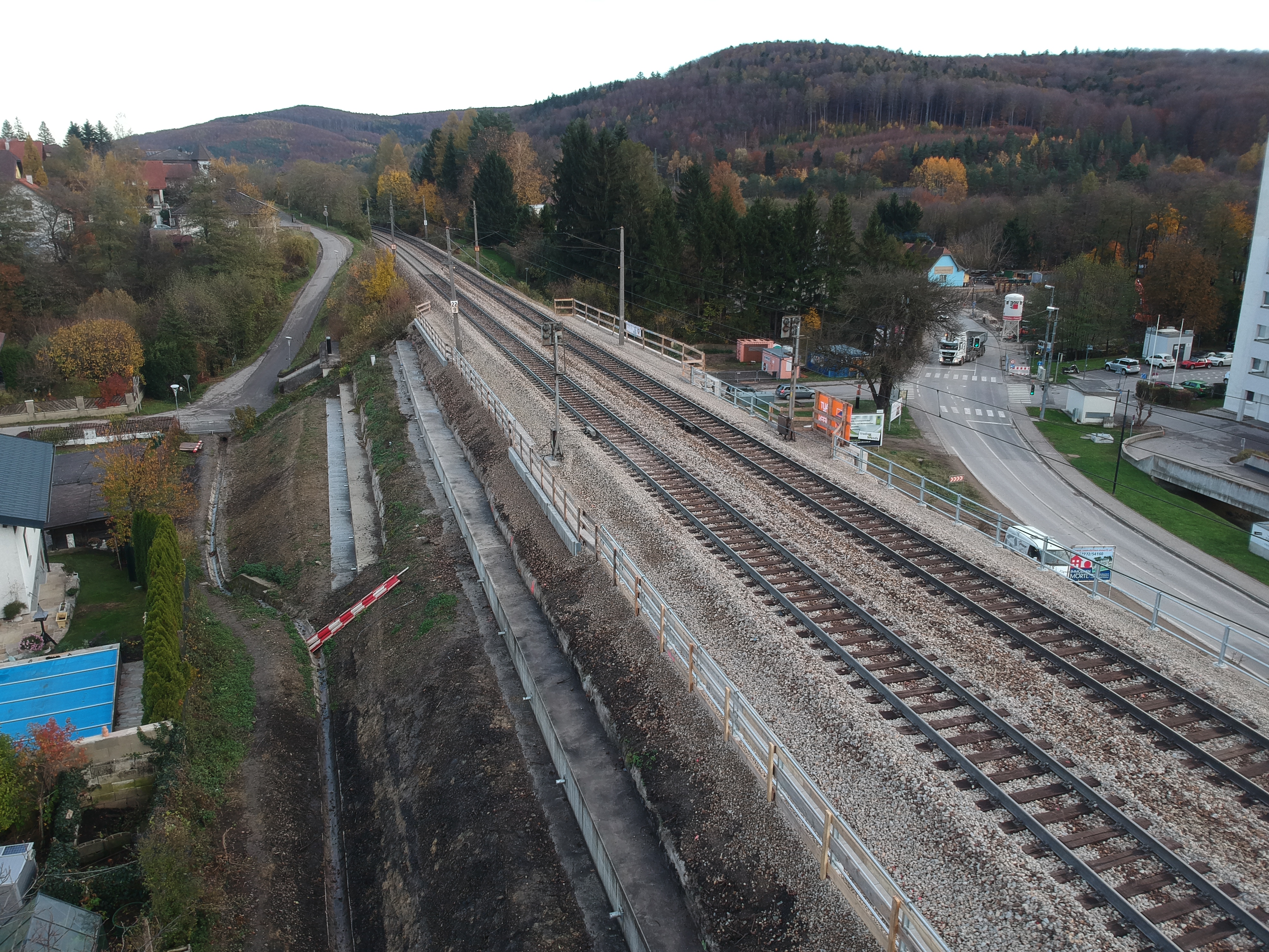 Dammsanierung, Pressbaum - Tiefbau