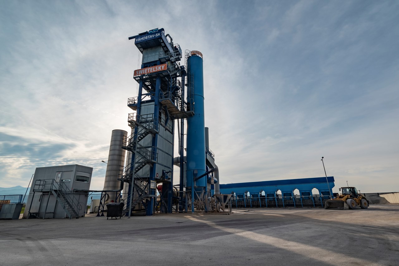 Obaľovačka  - Asphaltproduktion Obaľovačka  - Asphaltproduktion
