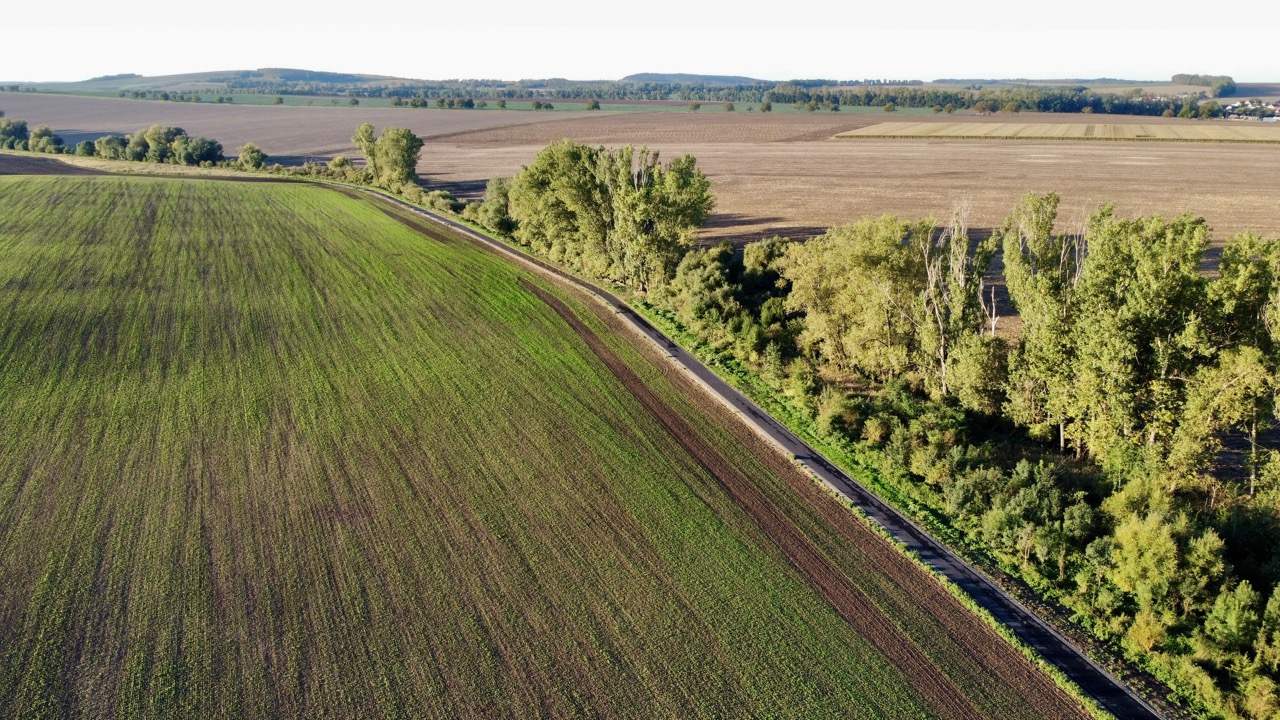Cukrovarská cyklostezka Vyškov–Kozlany, I. úsek - Straßen- und Brückenbau