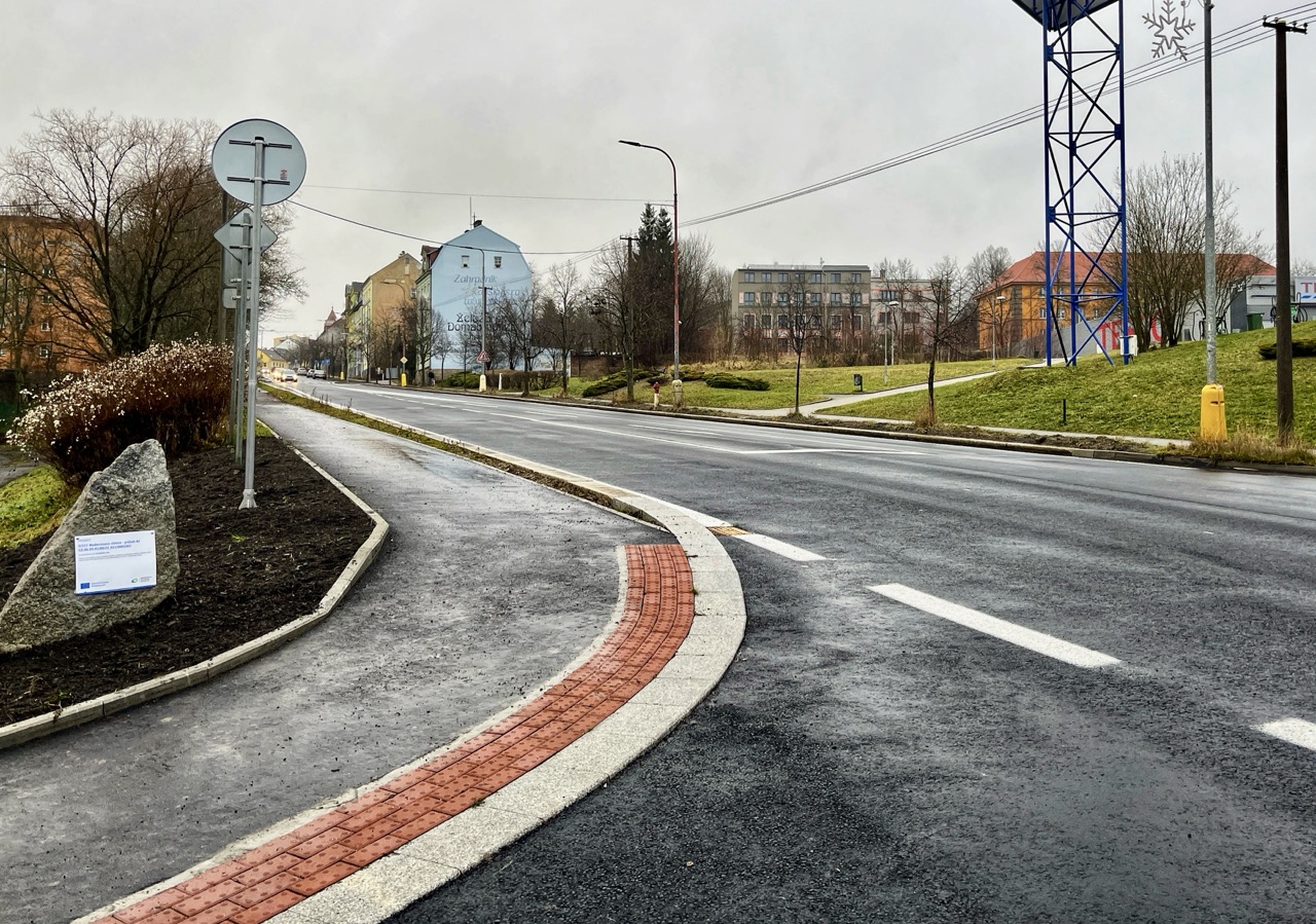 Silnice II/217, Aš – průtah městem - Straßen- und Brückenbau