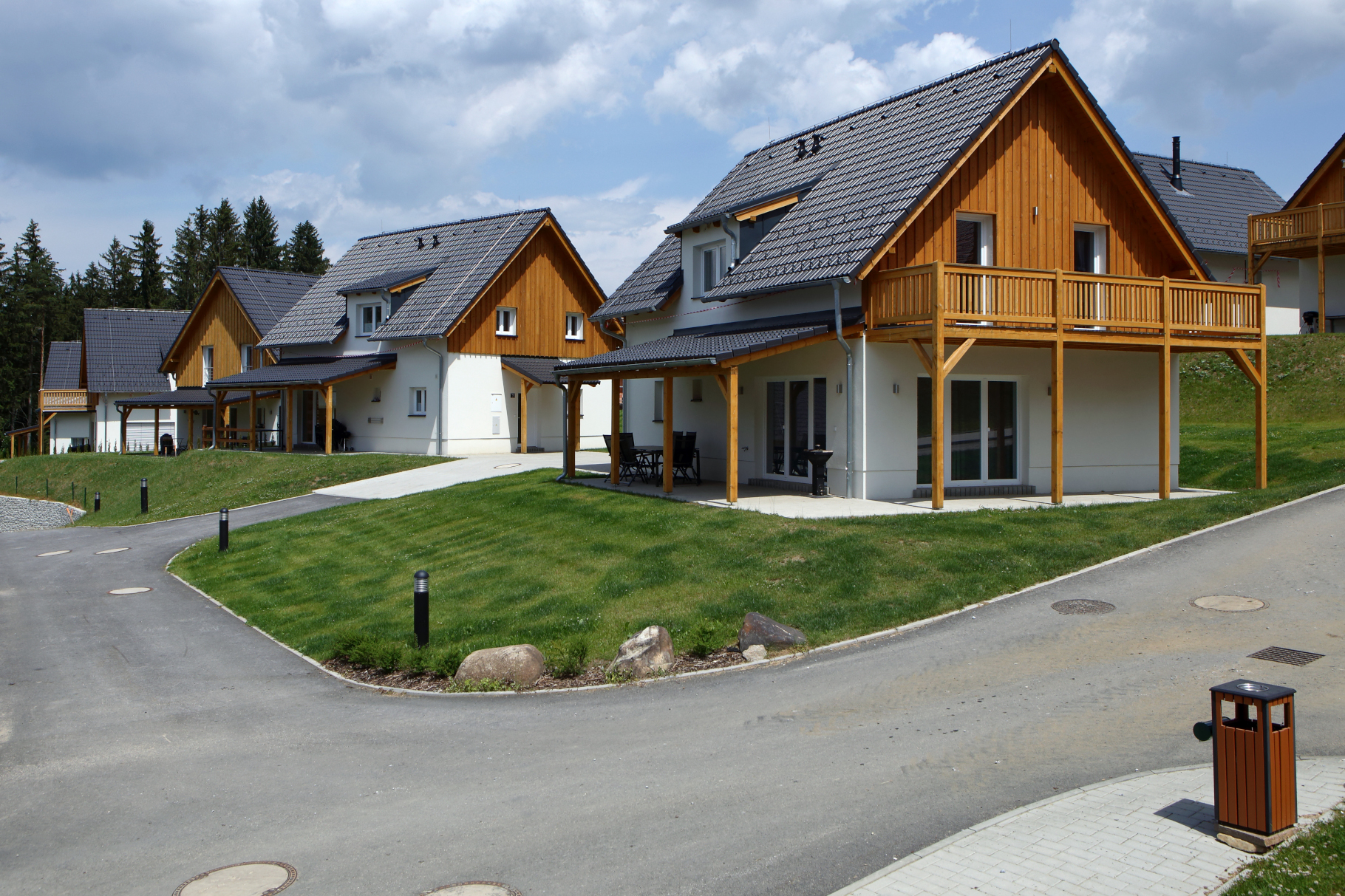 Černá v Pošumaví – Lakeside Village, Lipno - Hochbau