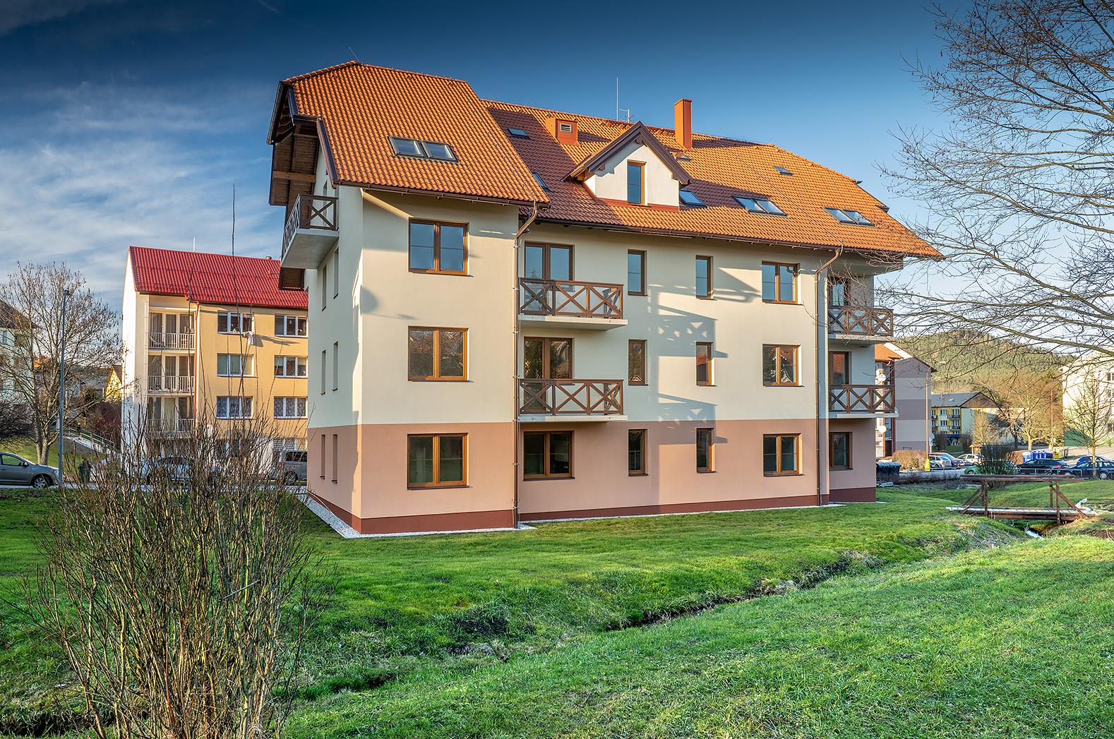 Vyšší Brod – bytový dům, ul. Pohraniční stráže - Hochbau