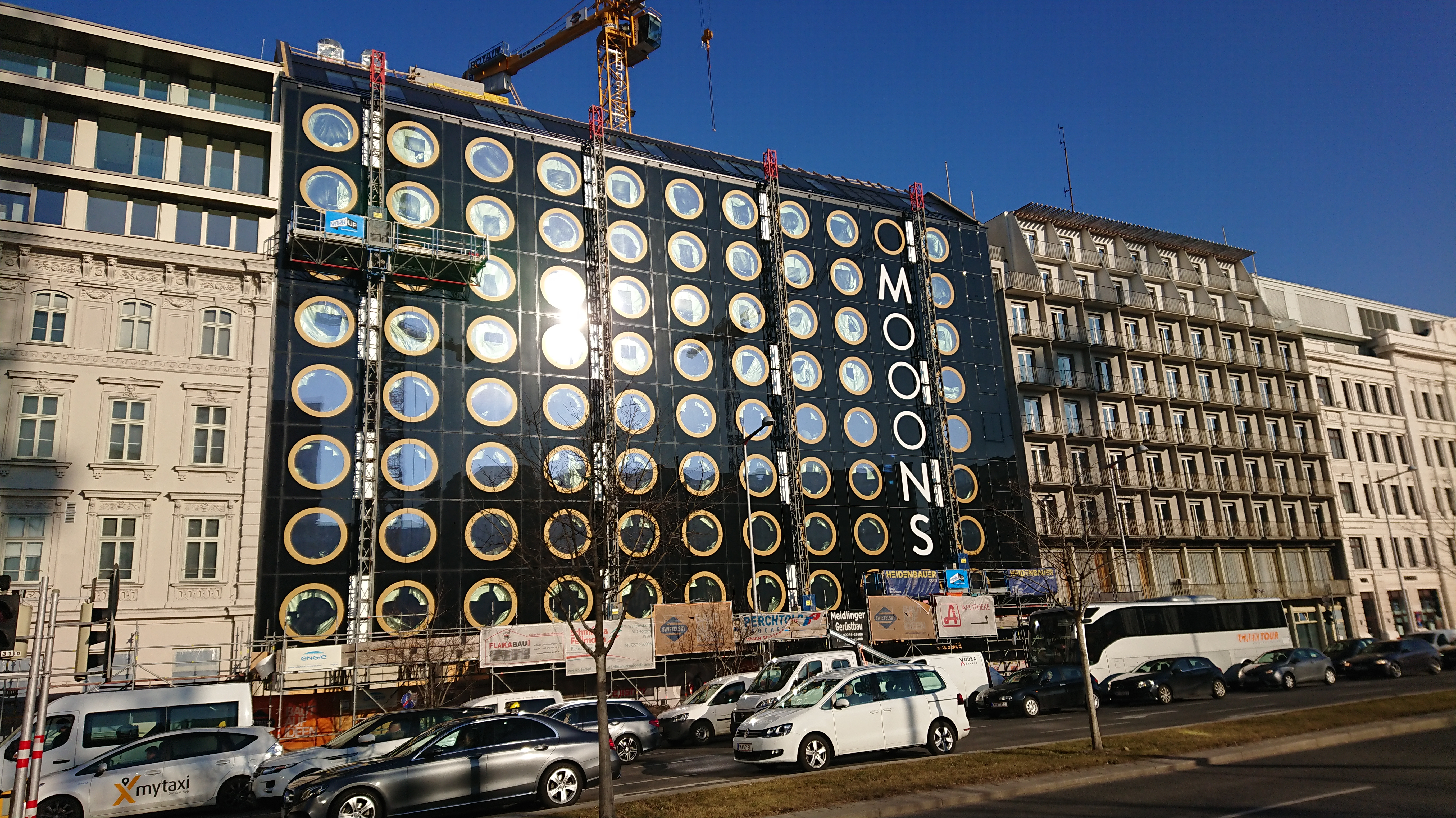 Hotelgebäude, Mooons, Wien - Hochbau