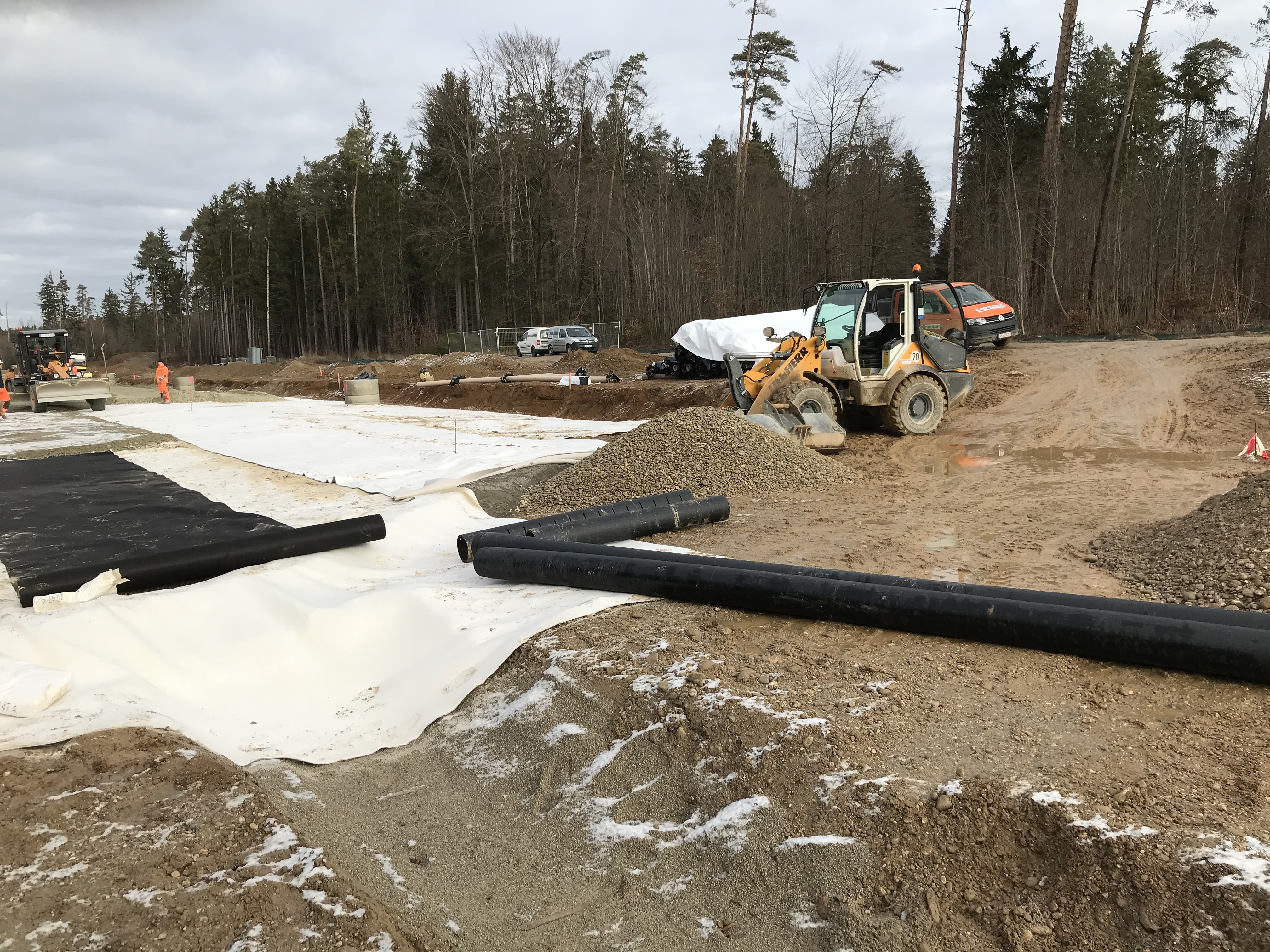 Erweiterung Zentraltorparkplatz - InfraServ Gendorf - Tiefbau