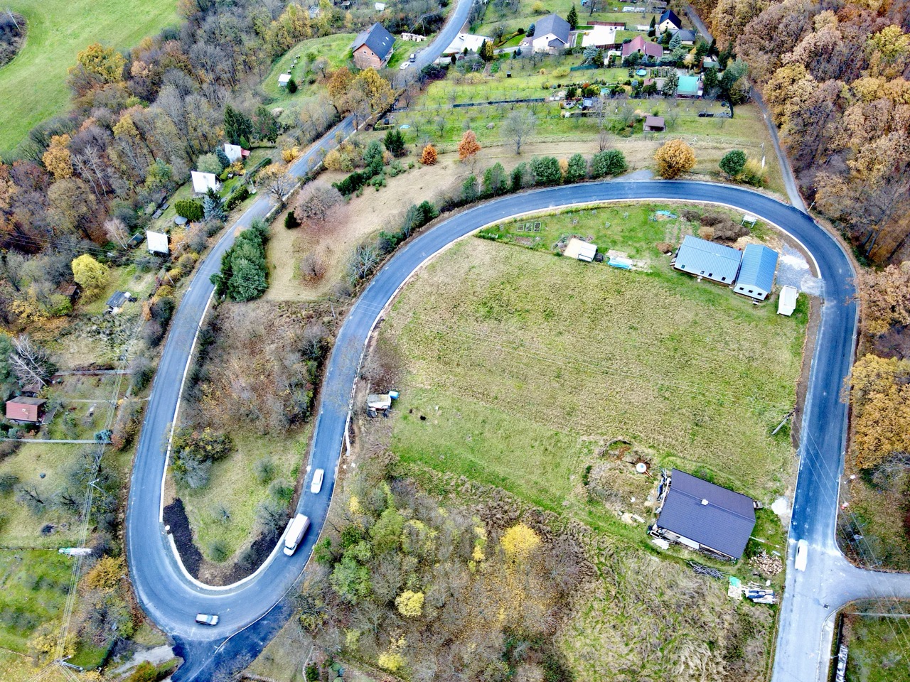Silnice III/36740 – rekonstrukce úseku Bělov–Žlutava - Straßen- und Brückenbau