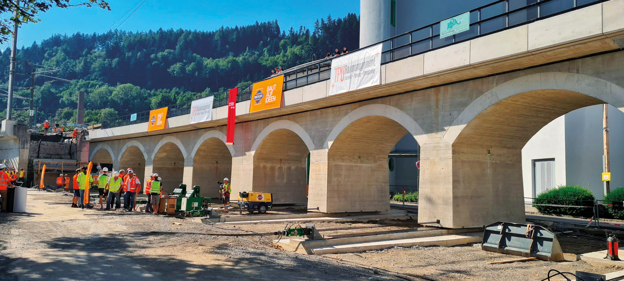 Viaduktneubau bei Karwendelbahn - AT