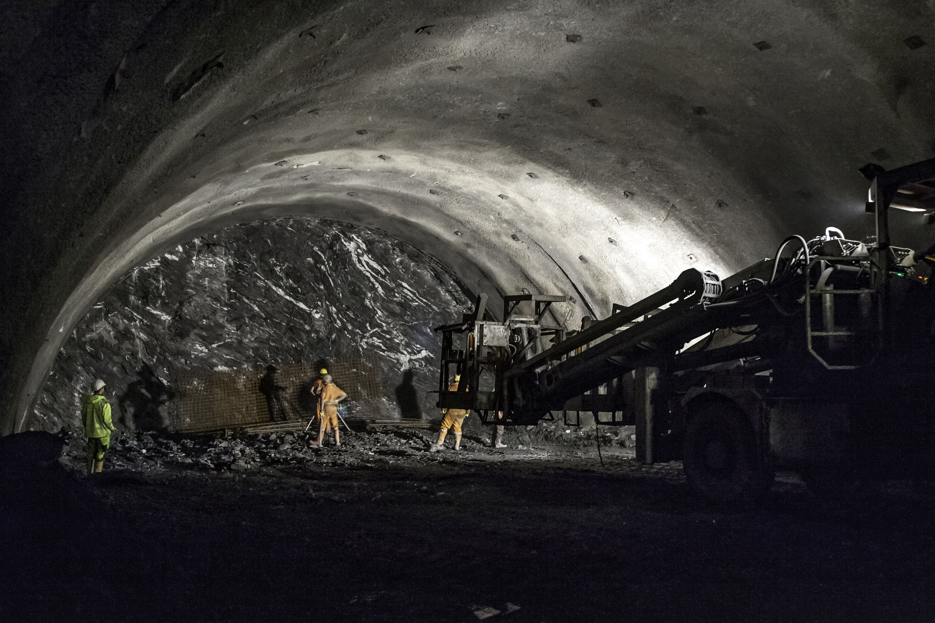 Brenner Basistunnel - Erkundungstunnel Wolf 2 - Tunnelbau