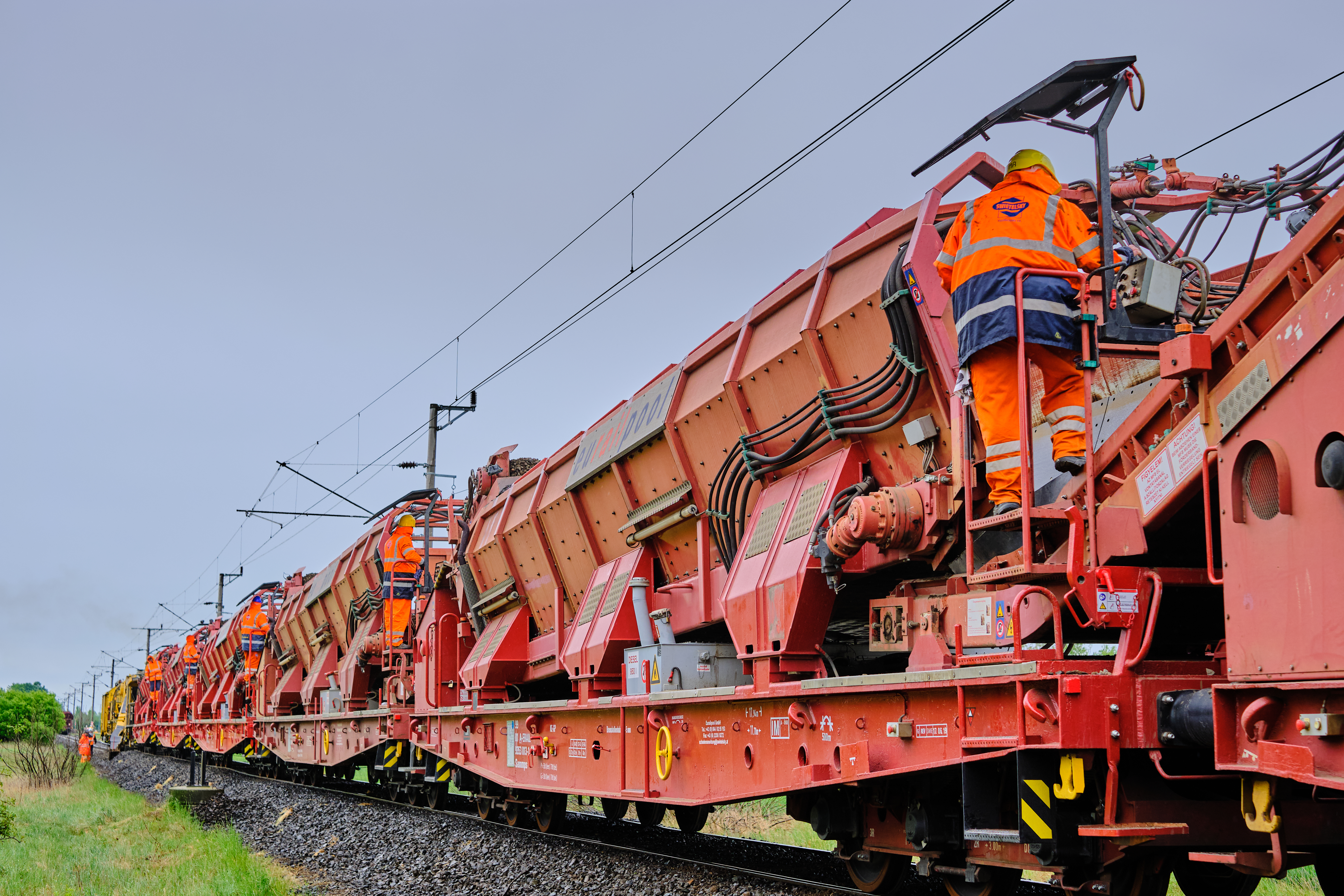 "Crossborder Rail" Fertőszentmiklós-országhatár vasútvonal korszerűsítése - Bahnbau