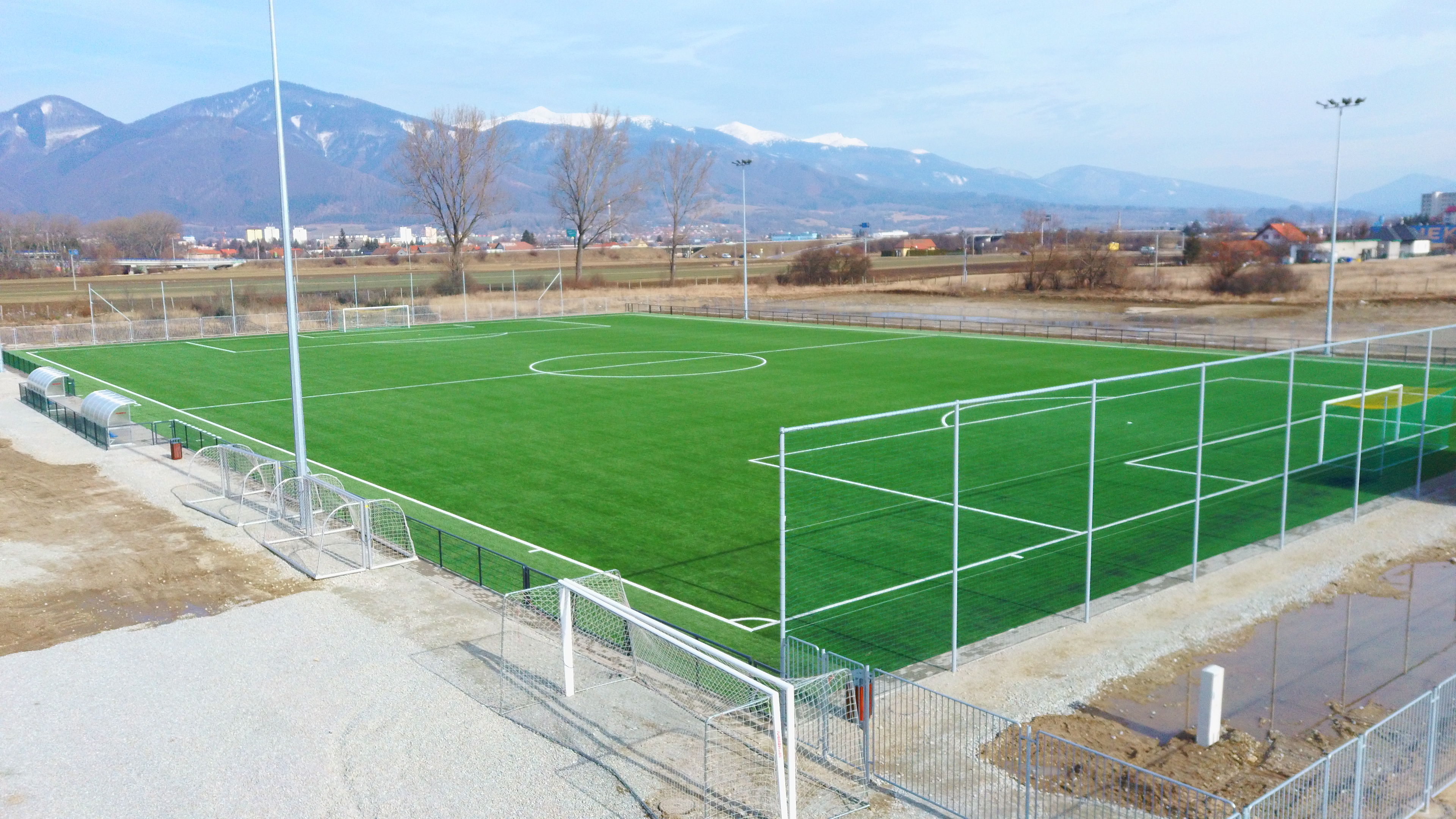 Šport park Pltníky Martin - Hochbau