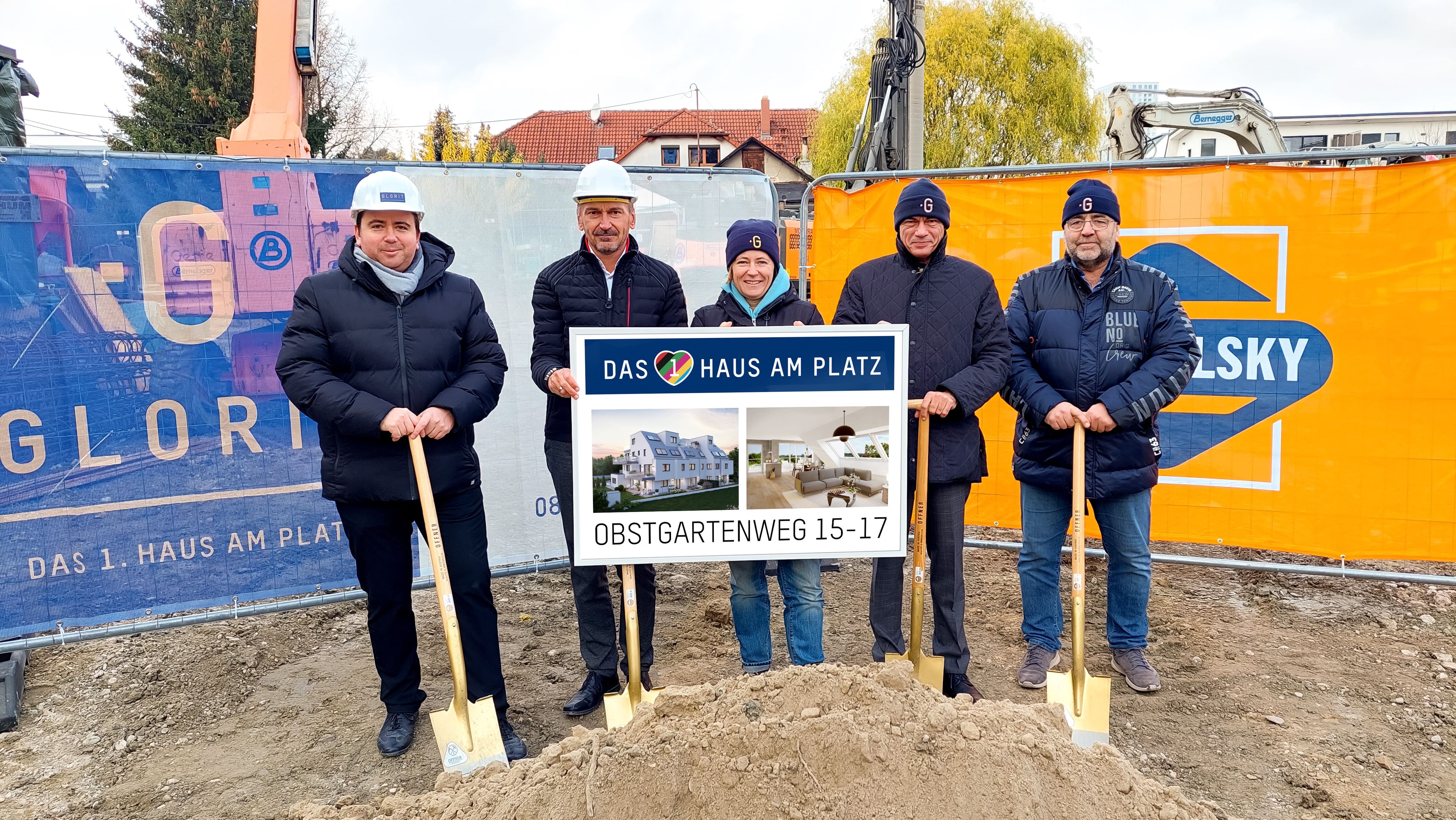 Bild 1 Die Projektpartner Beim Spatenstich Im Obstgartenweg2