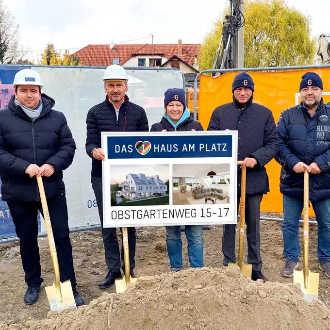 Bild 1 Die Projektpartner Beim Spatenstich Im Obstgartenweg2