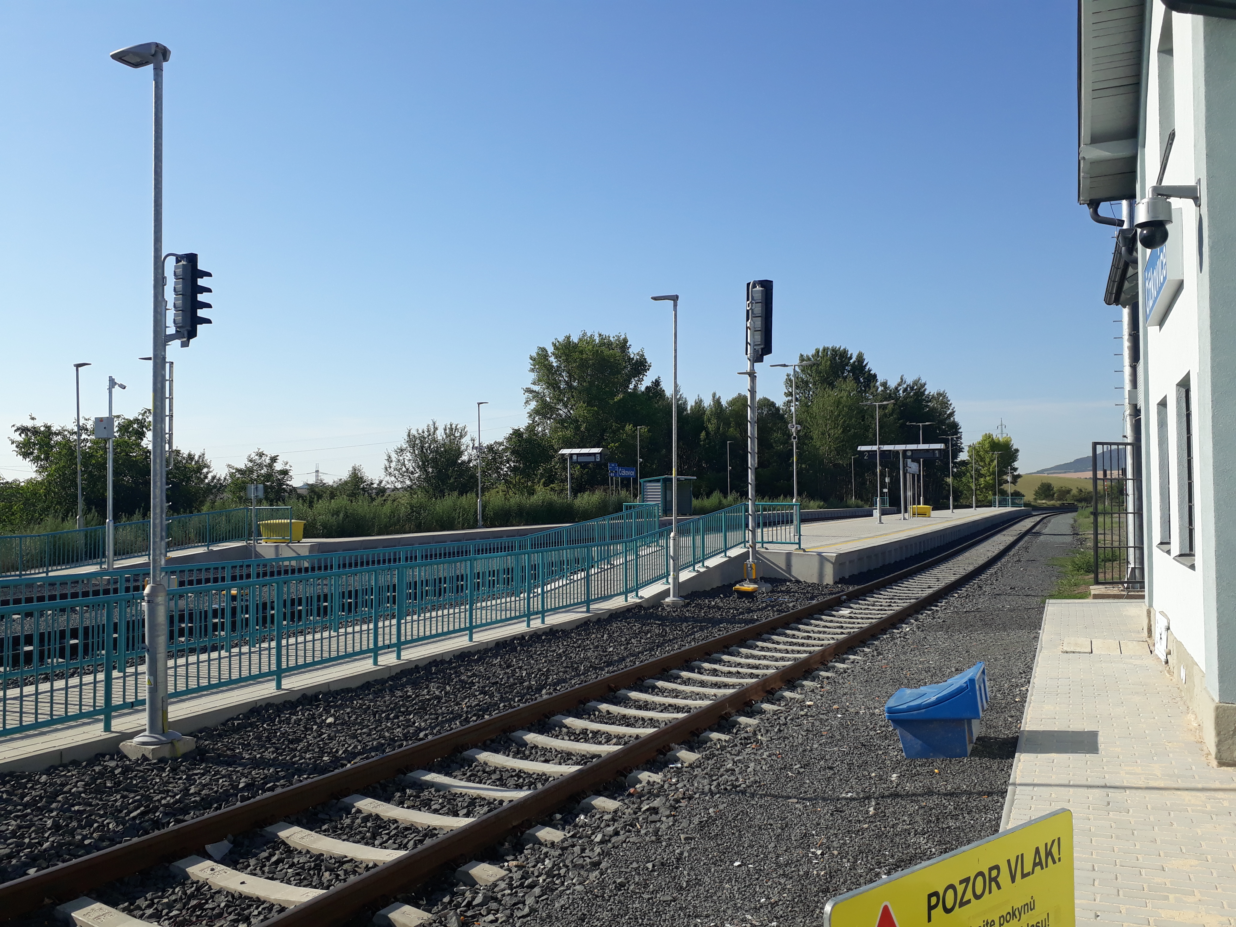 Revitalizace tratě Louny - Lovosice; ŽST Čížkovice, venkovní osvětlení - Bahnbau