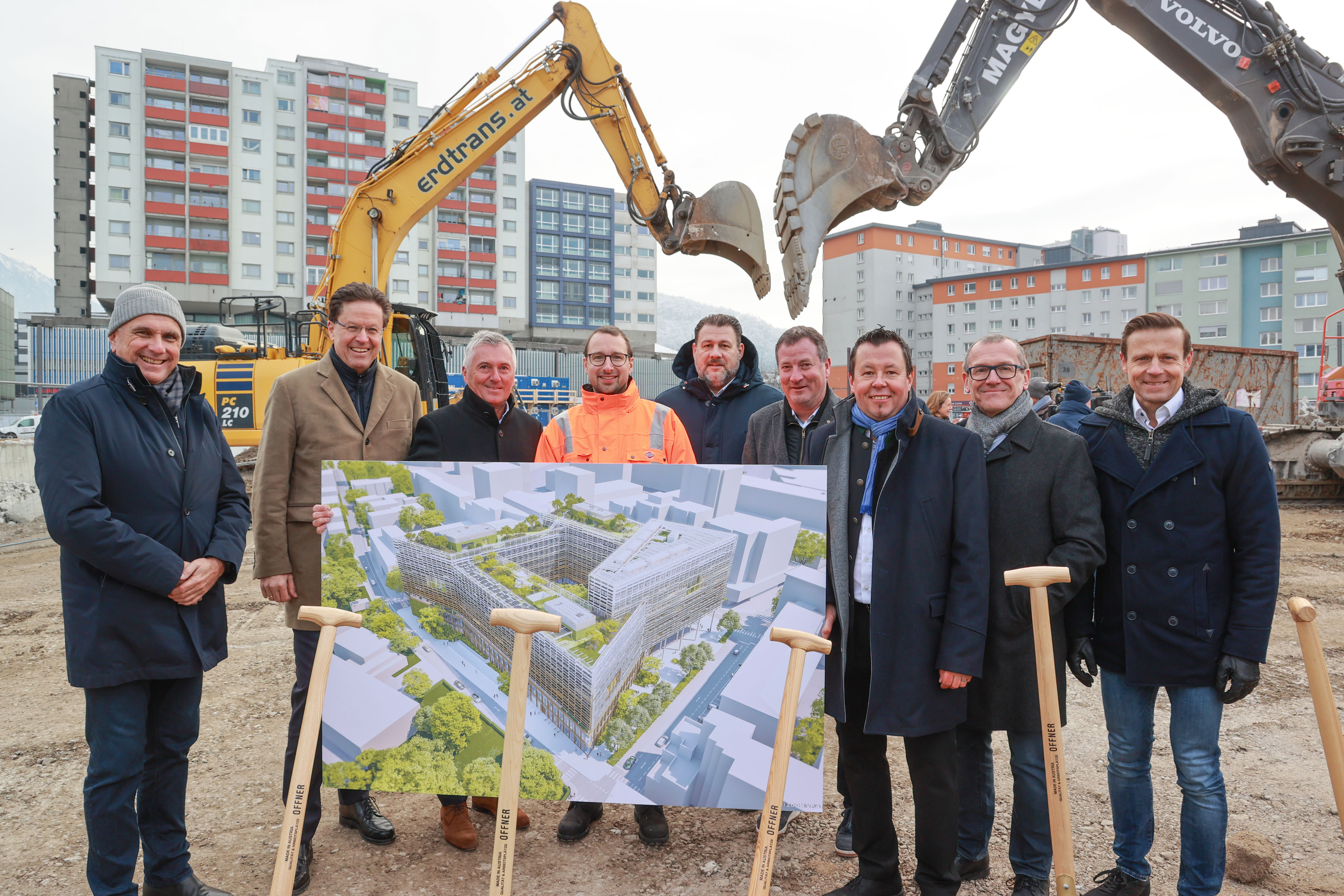 Spatenstich für das Landesdienstleistungszentrum Salzburg - AT